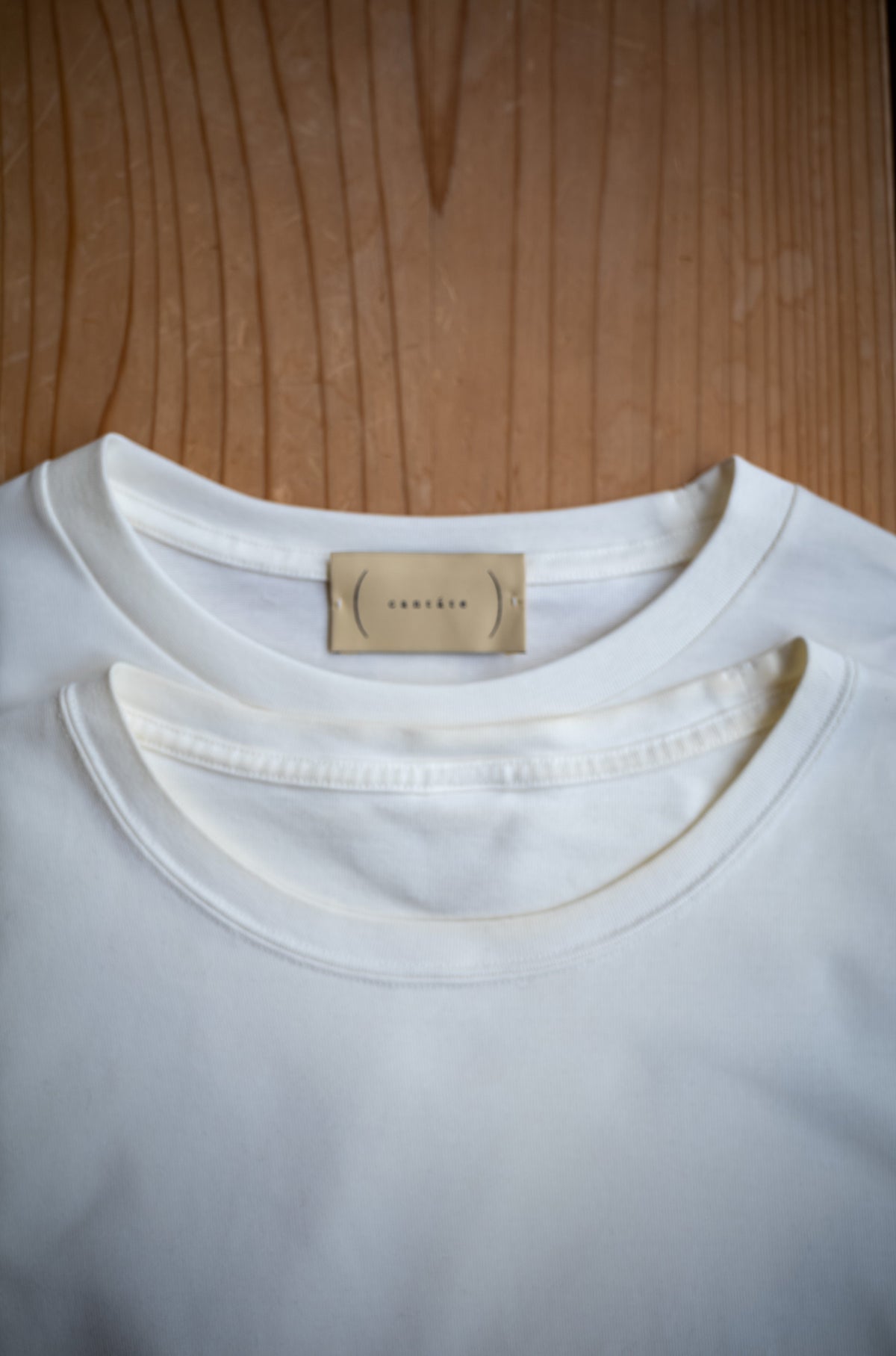 変わらない襟ぐり──3年着たTシャツの話