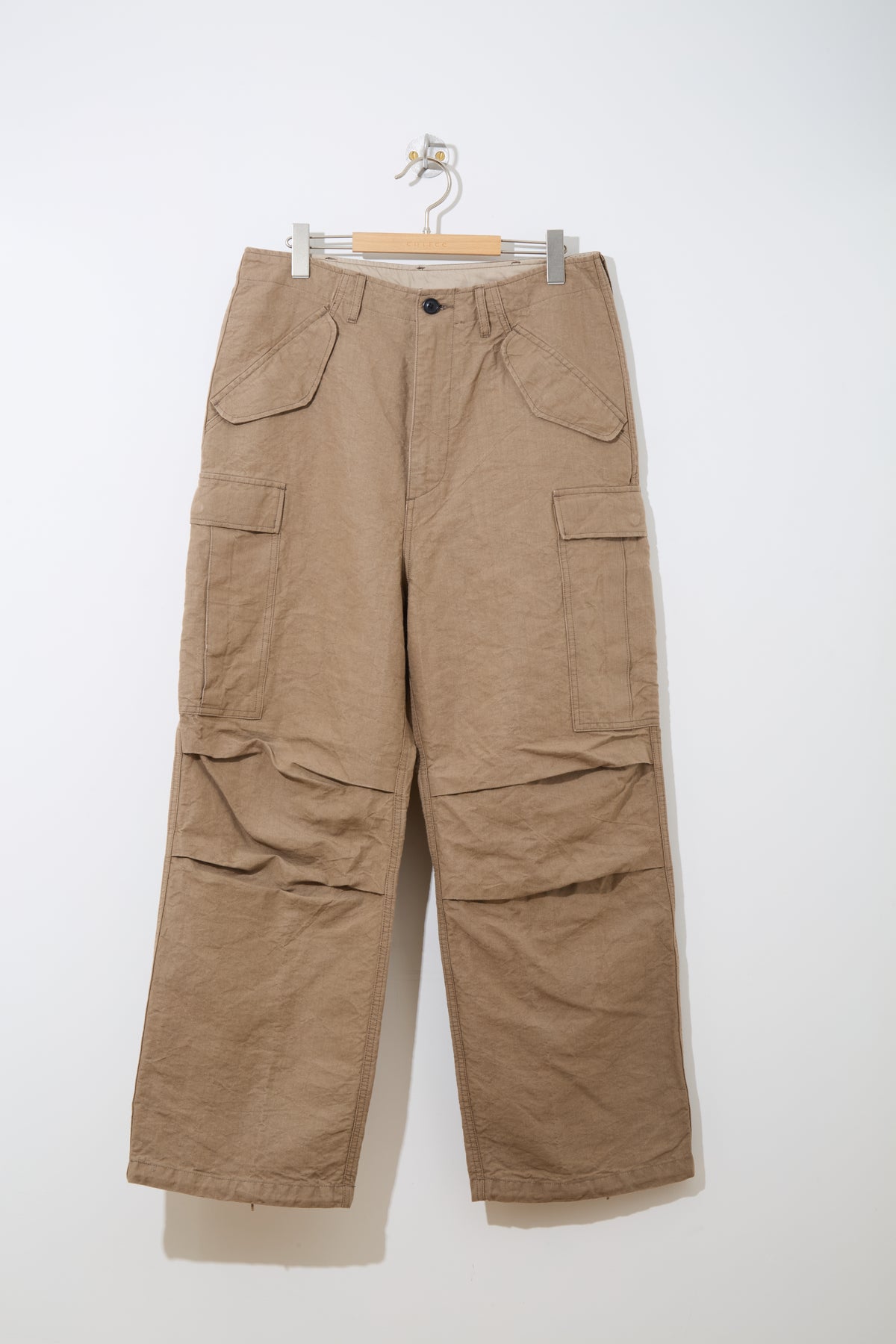 Linen Washi M51 Cargo Pants 〈TAN〉