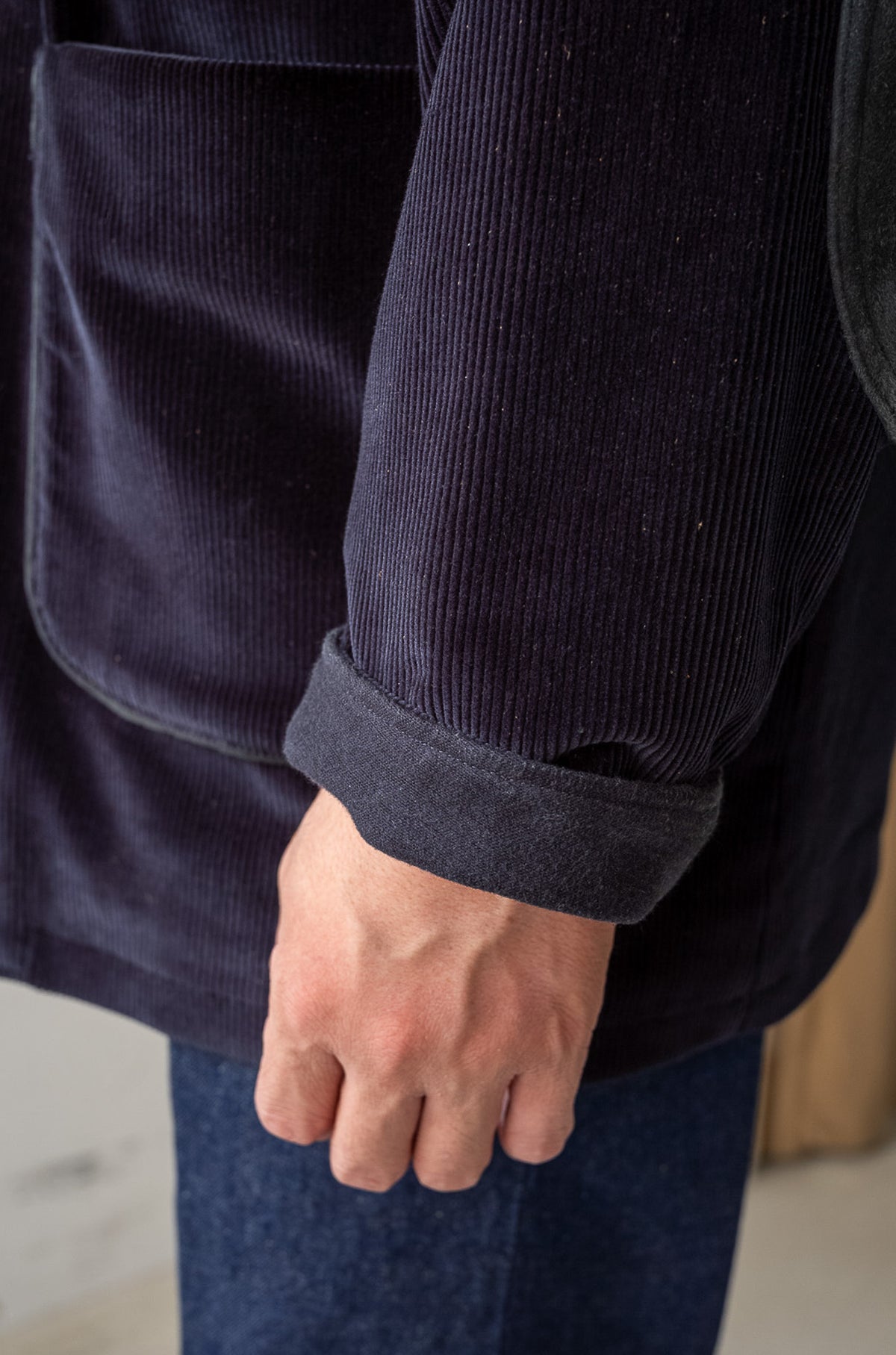 Corduroy Forestiere Jacket 〈NAVY〉