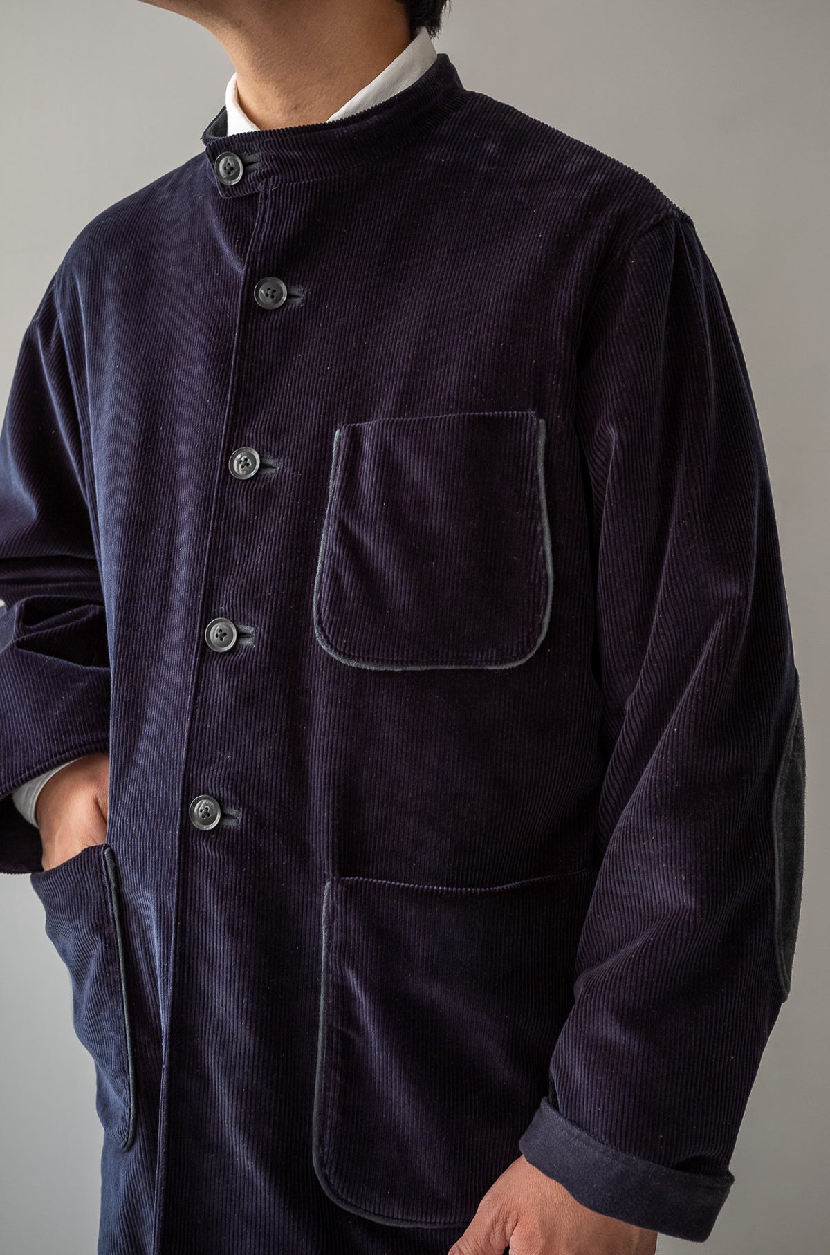 Corduroy Forestiere Jacket 〈NAVY〉