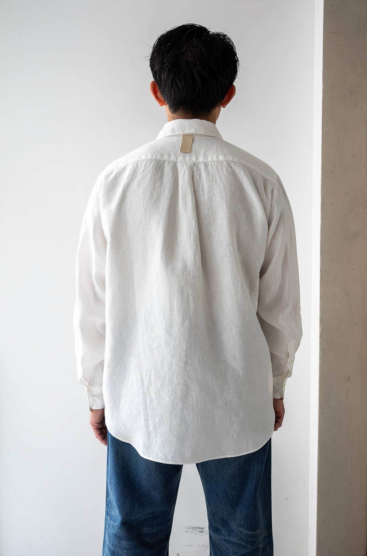 Essential Linen Shirt 〈WHITE〉