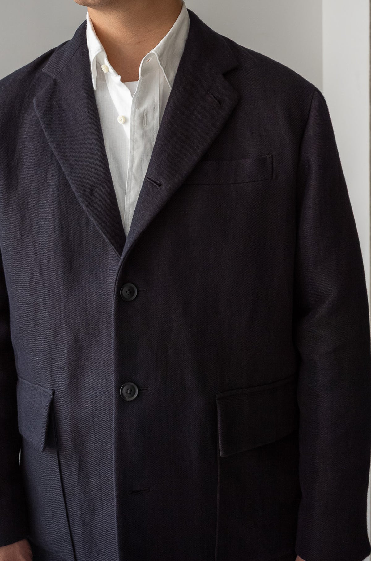 C/Li Double Cloth Directors Jacket 〈NOIR〉
