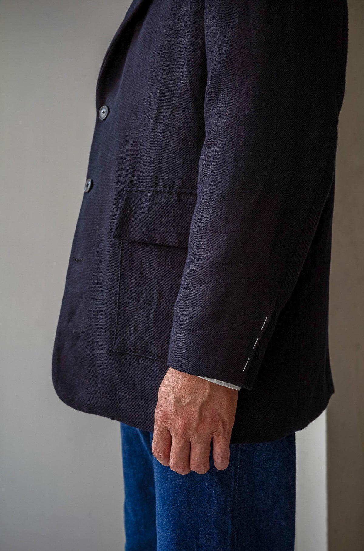 C/Li Double Cloth Directors Jacket 〈NOIR〉