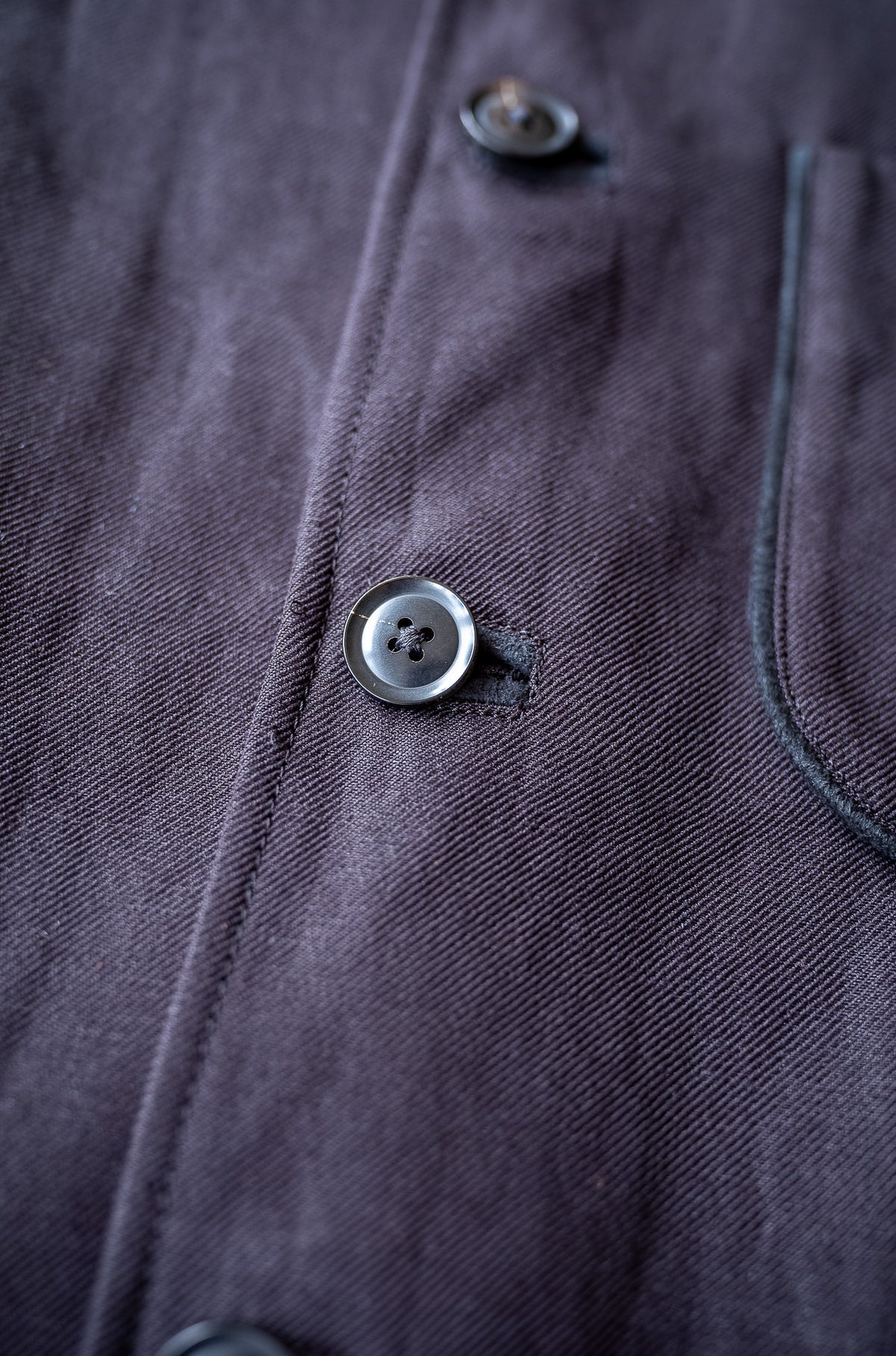 Silk Linen Forestiere Jacket 〔NOIR〕