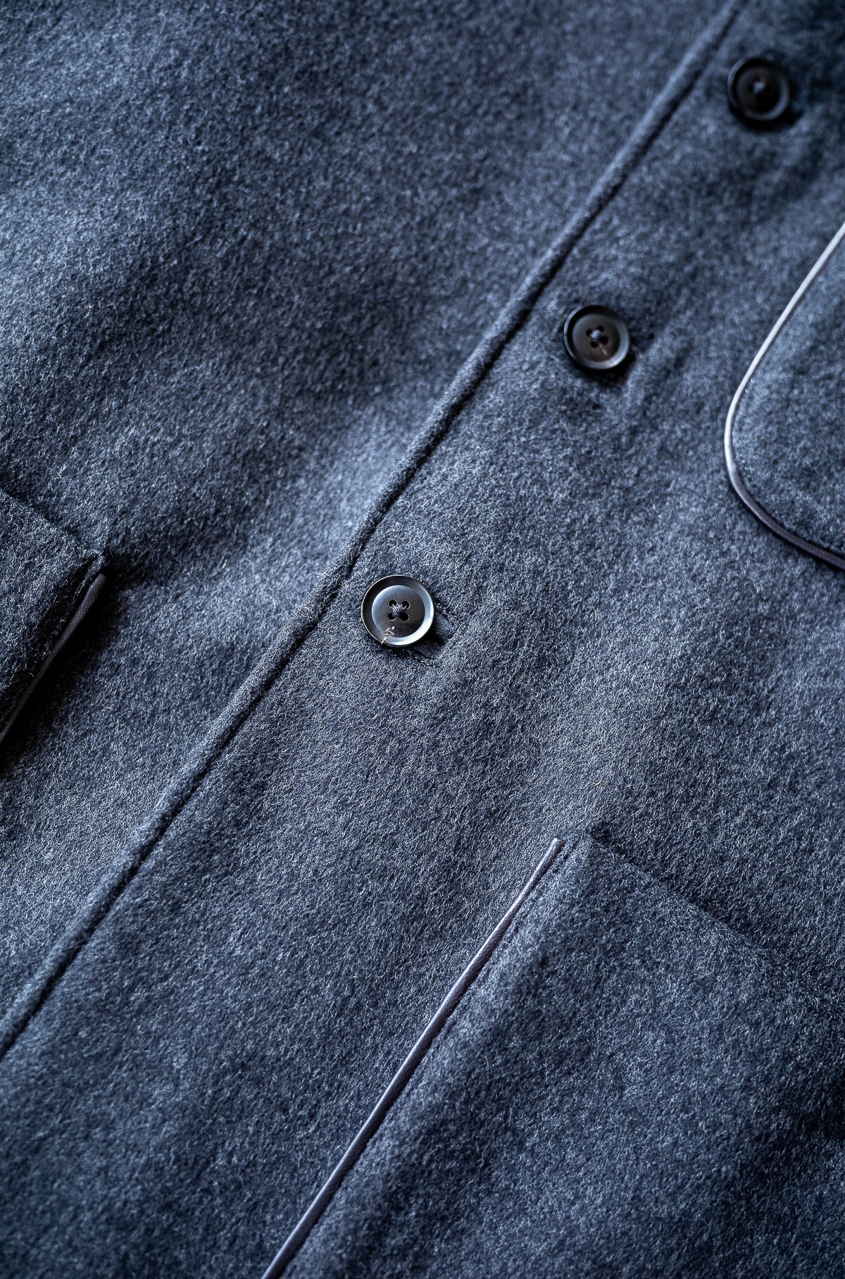 Wool Flannel Forestiere Jacket 〈GRAY〉