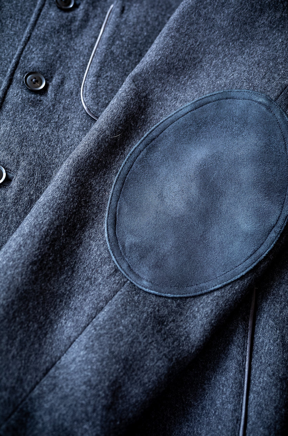 Wool Flannel Forestiere Jacket 〈GRAY〉
