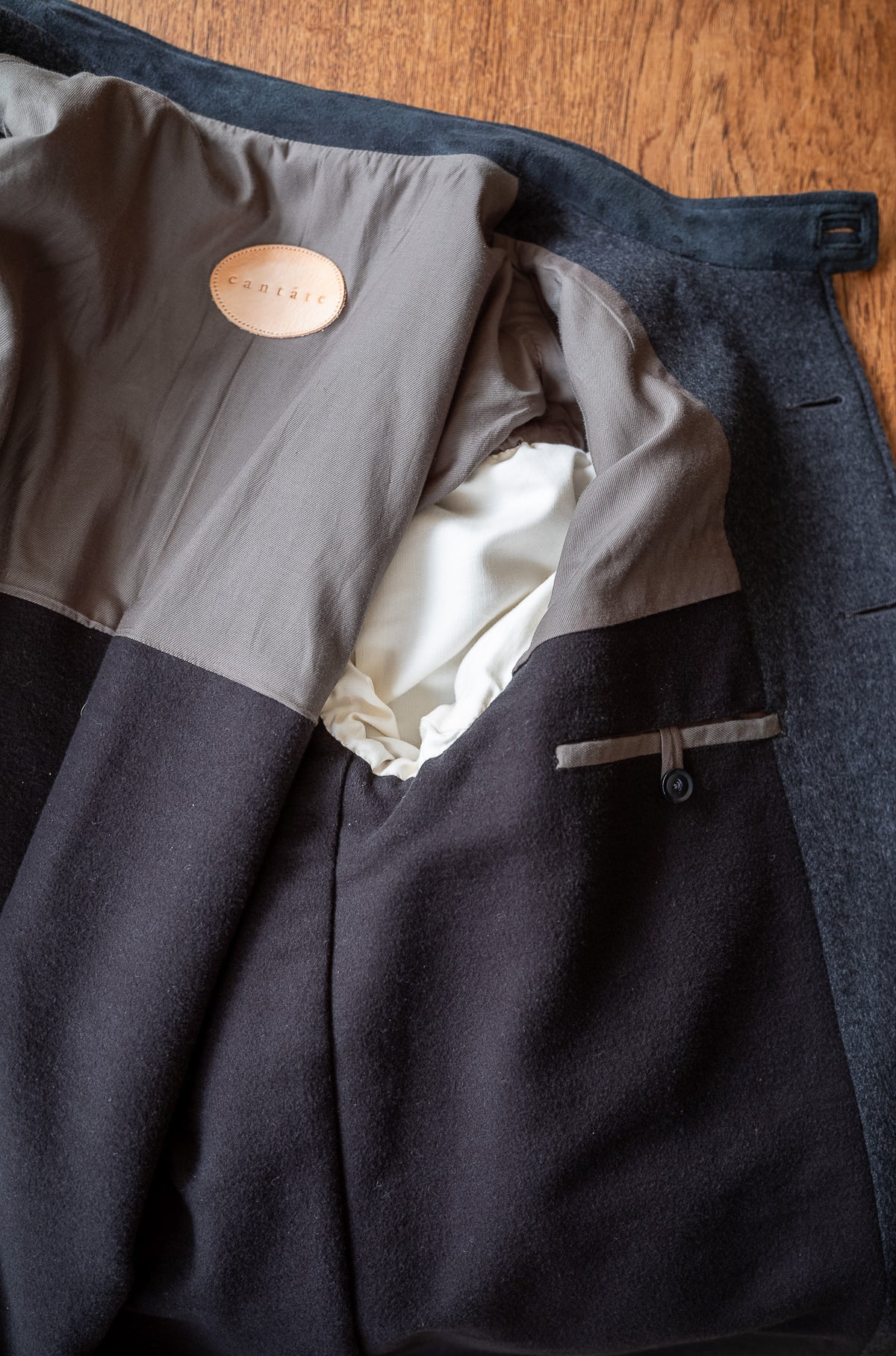 Wool Flannel Forestiere Jacket 〈GRAY〉