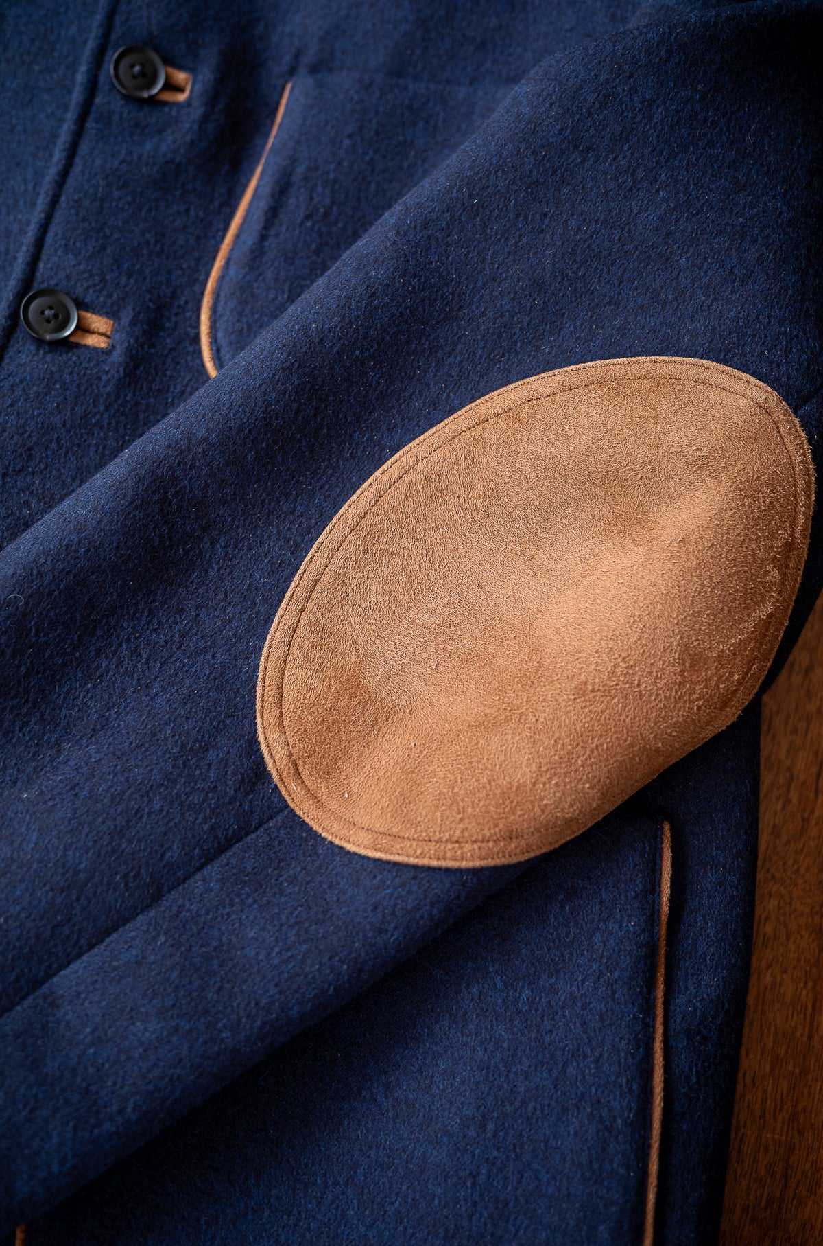 Wool Flannel Forestiere Jacket 〈NAVY〉