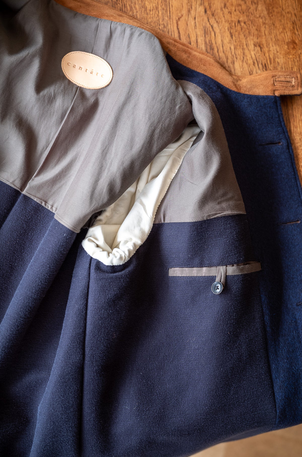Wool Flannel Forestiere Jacket 〈NAVY〉