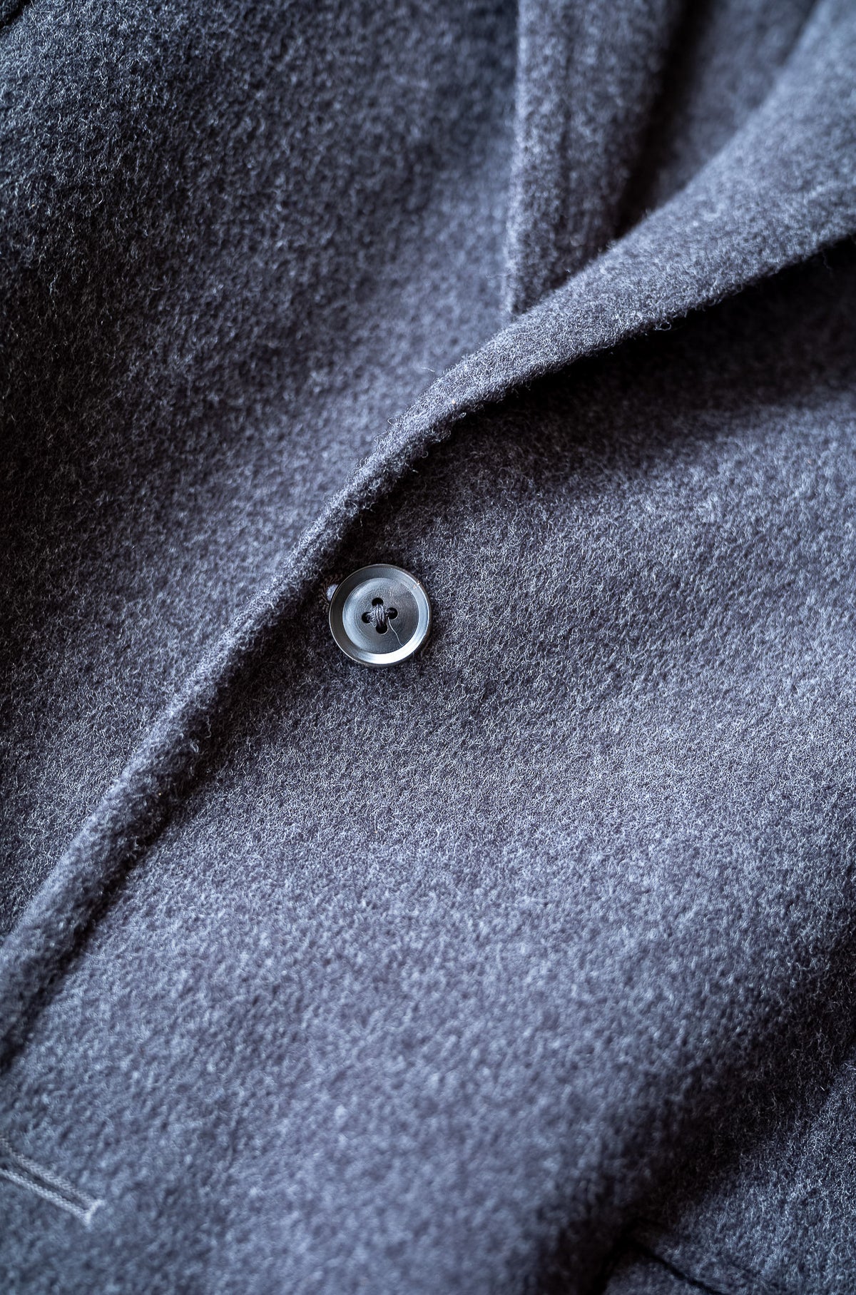 Hand Rever Wool Flannel Jacket 〔GRAY〕