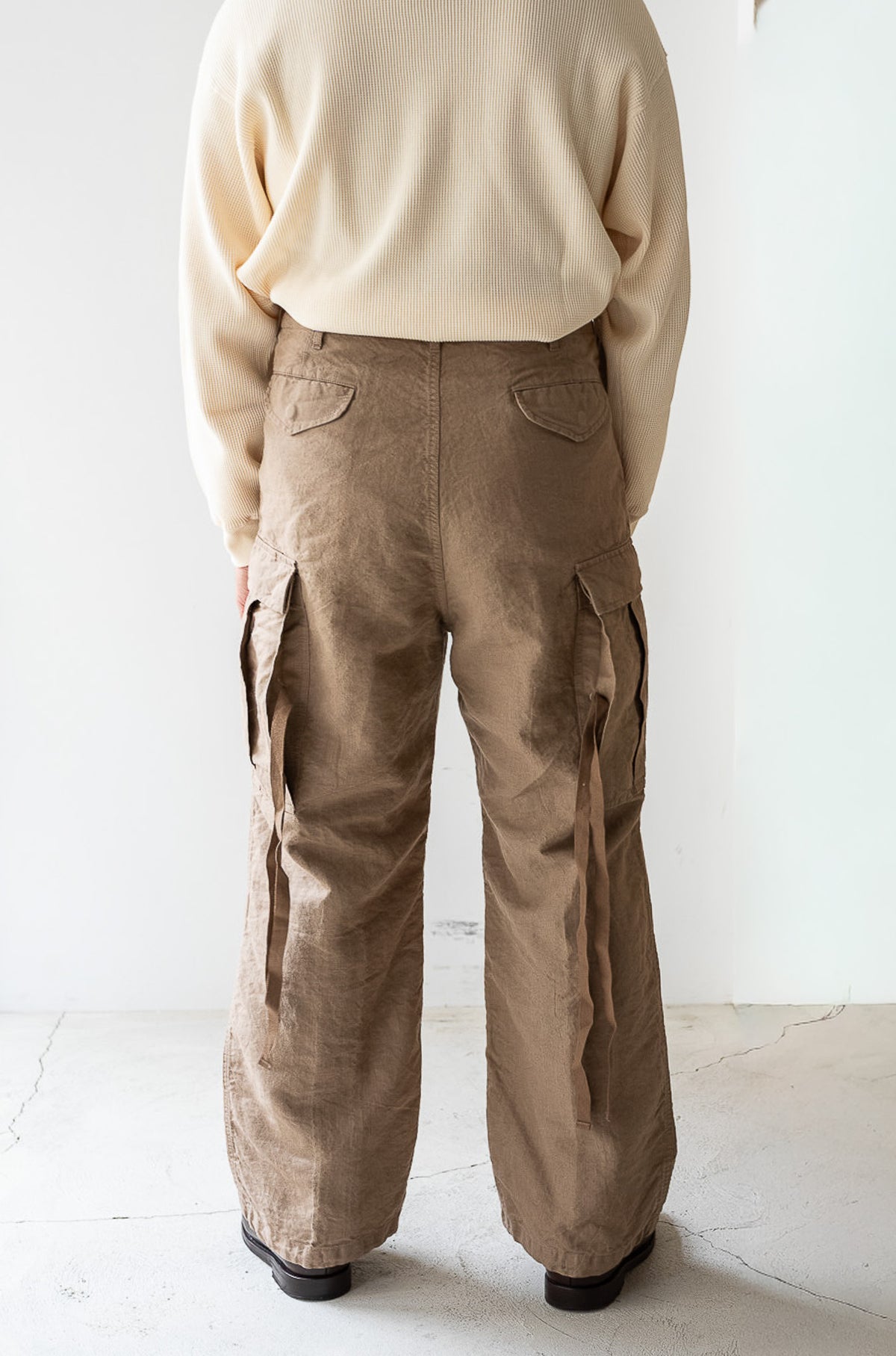 Linen Washi M51 Cargo Pants 〈TAN〉