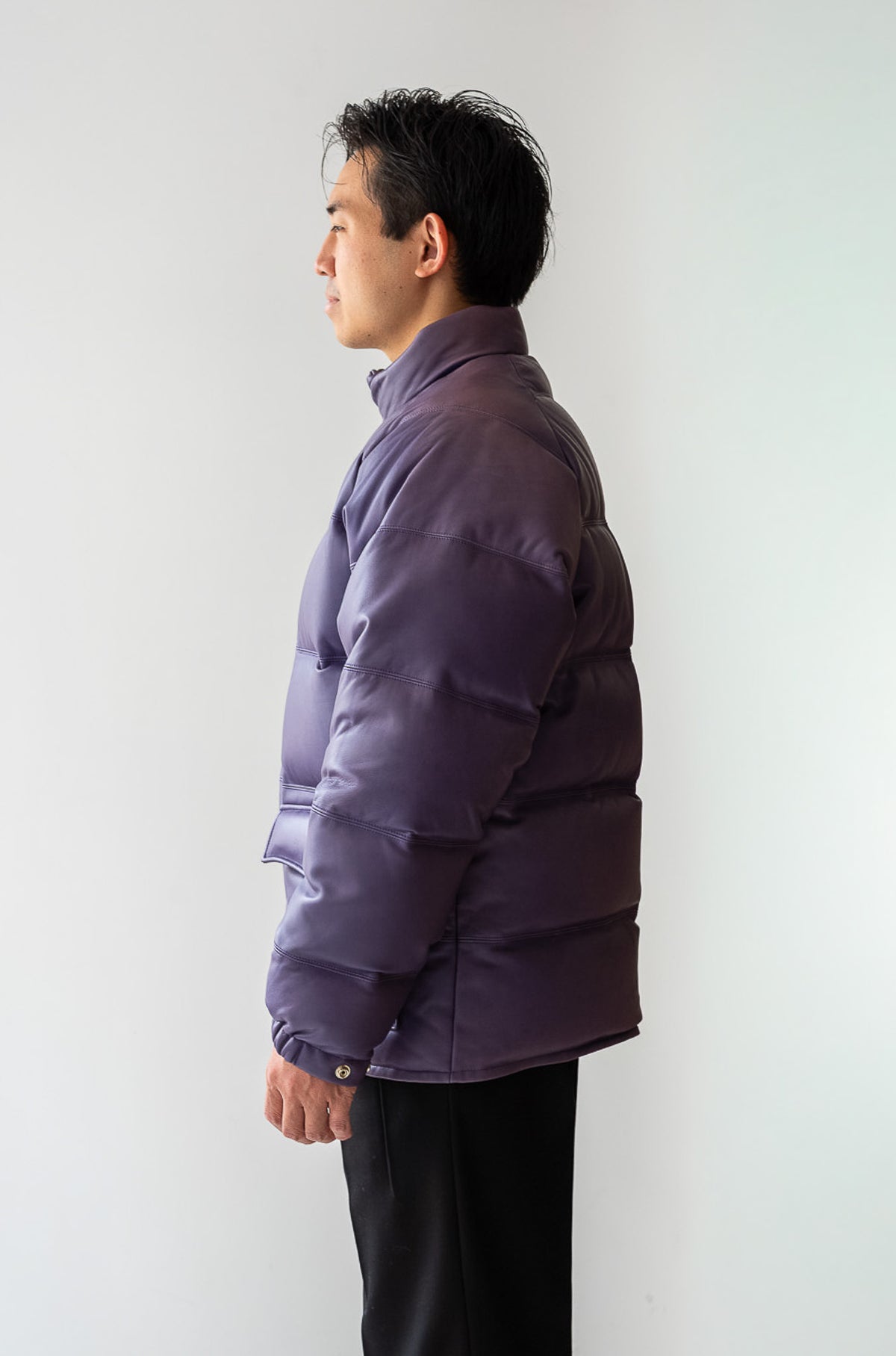 Sheep Skin Classic Down Jacket 〈LILAC〉