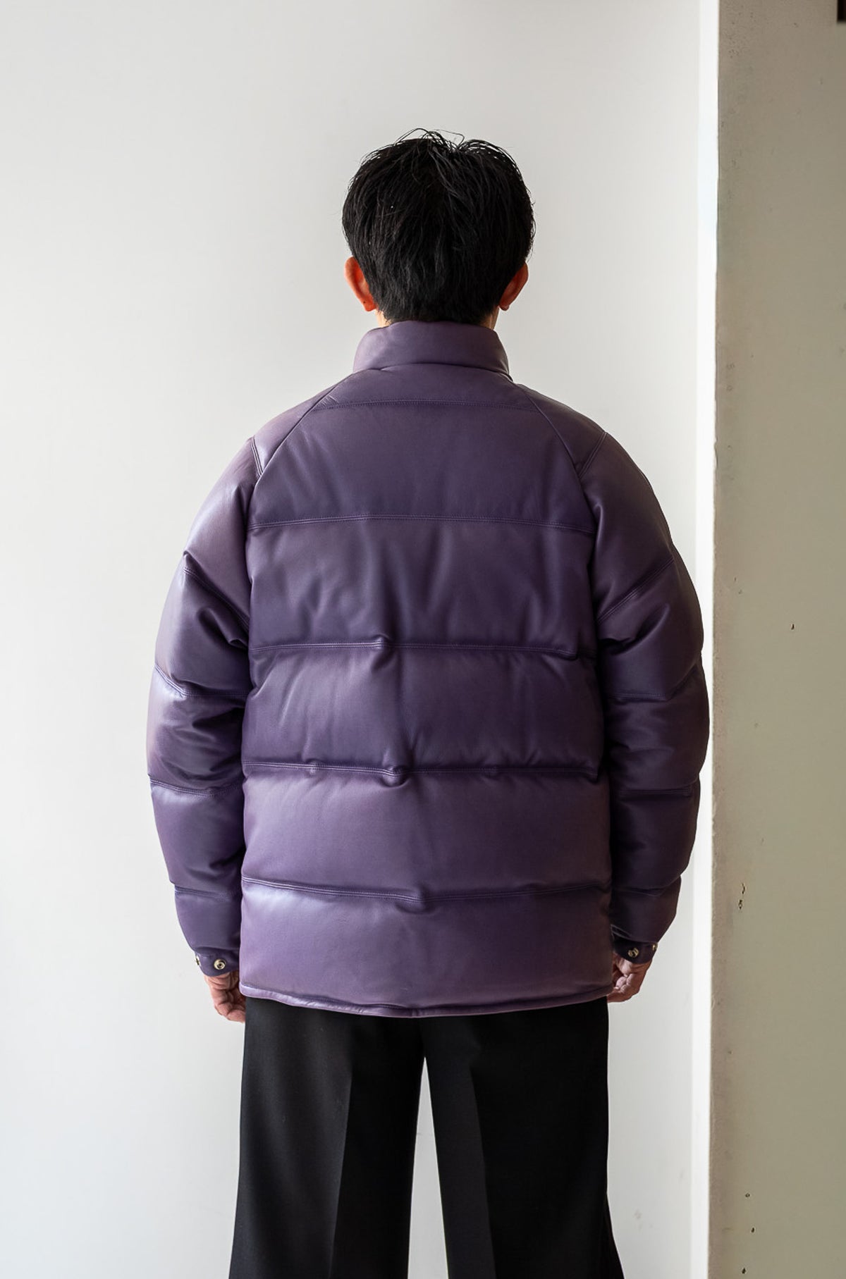 Sheep Skin Classic Down Jacket 〈LILAC〉