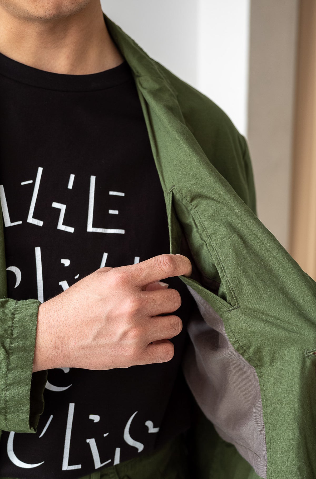 Shade Jacket 〈D/GREEN〉