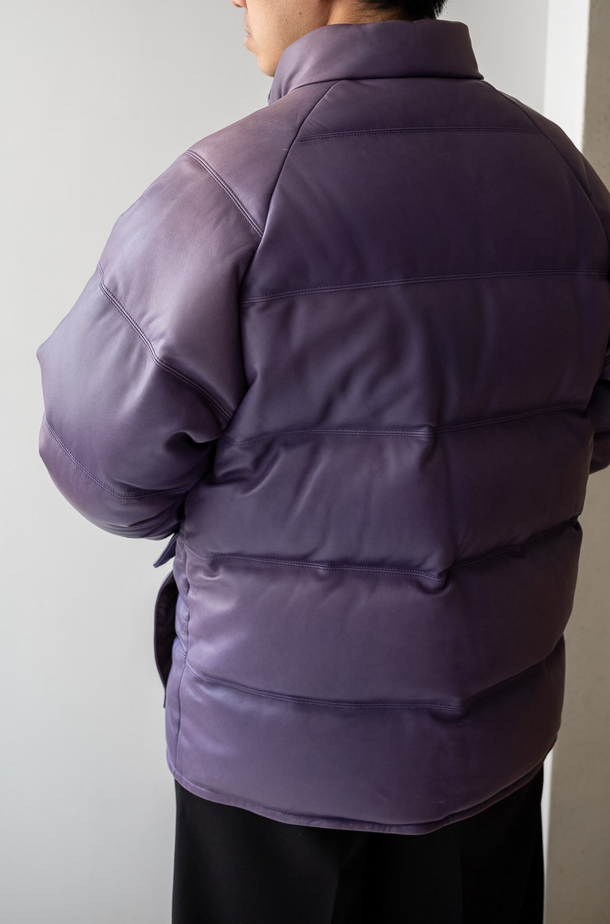 Sheep Skin Classic Down Jacket 〈LILAC〉