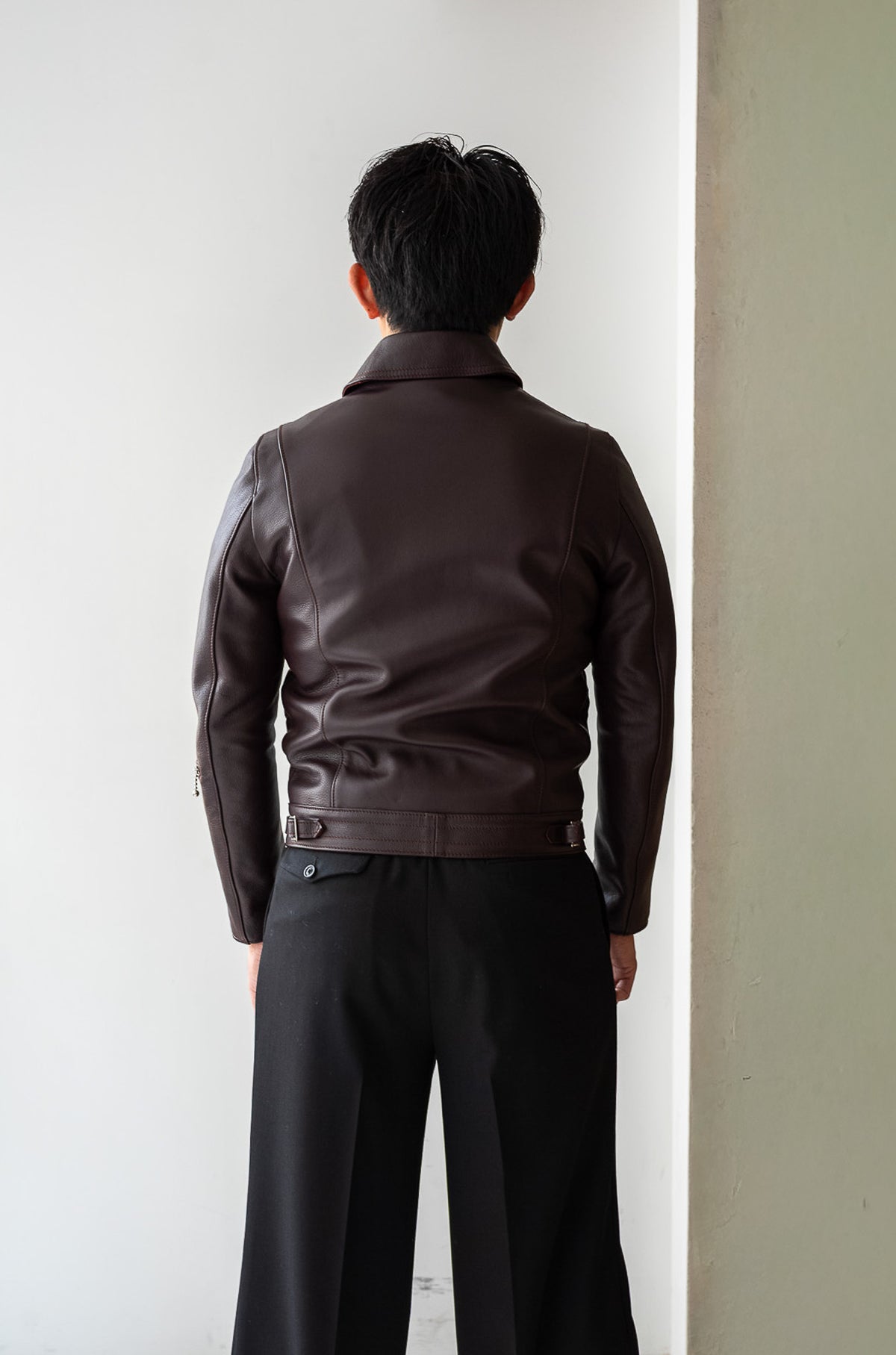 British Leather Jacket 〈BORDEAUX〉