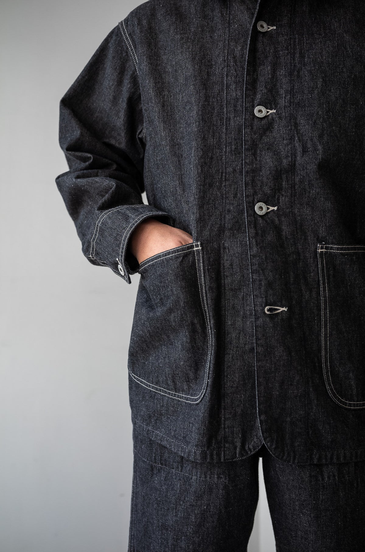 WW Ⅱ Coverall Jacket 〔BLACK〕