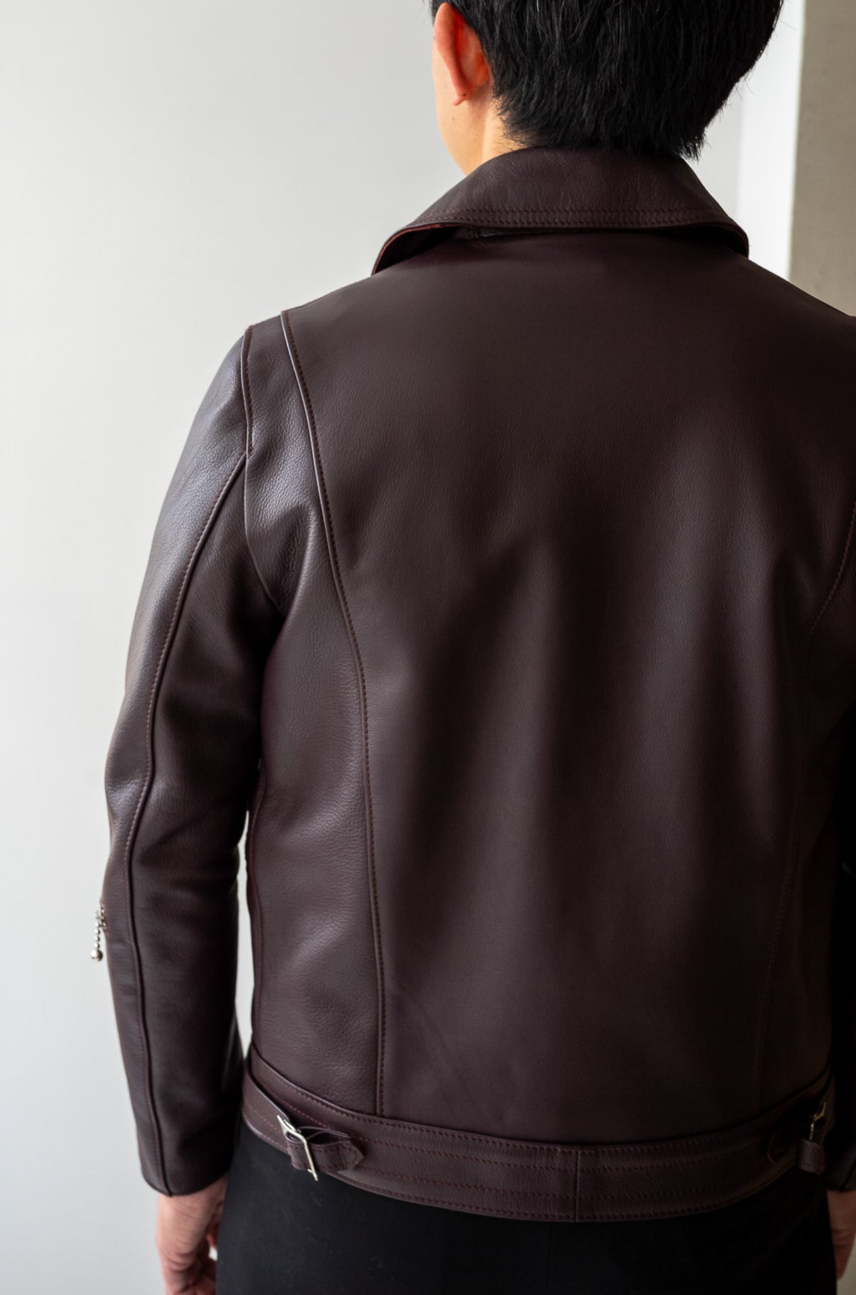 British Leather Jacket 〈BORDEAUX〉
