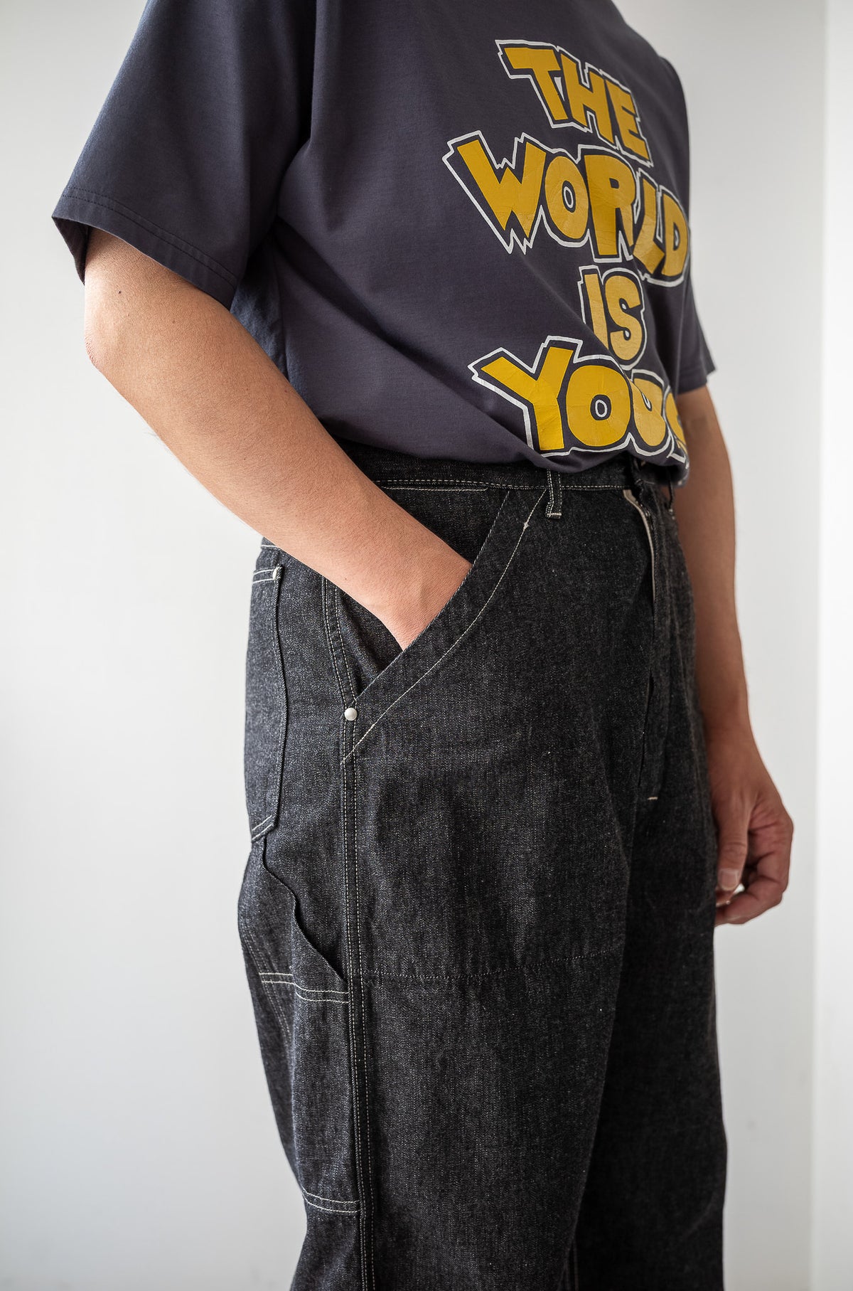 WW Ⅱ Work Trousers 〈BLACK〉