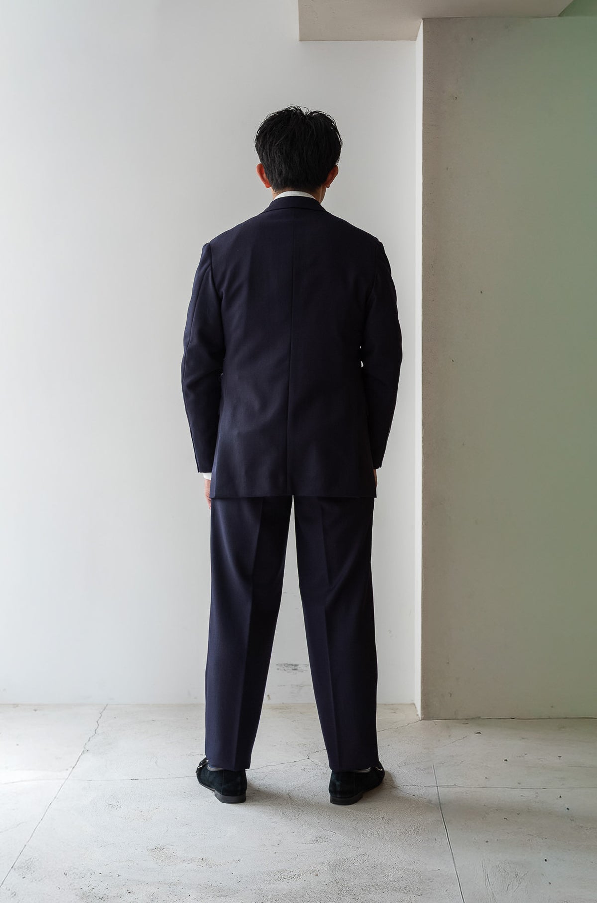 Fine Gabardine Suit 〈NAVY〉