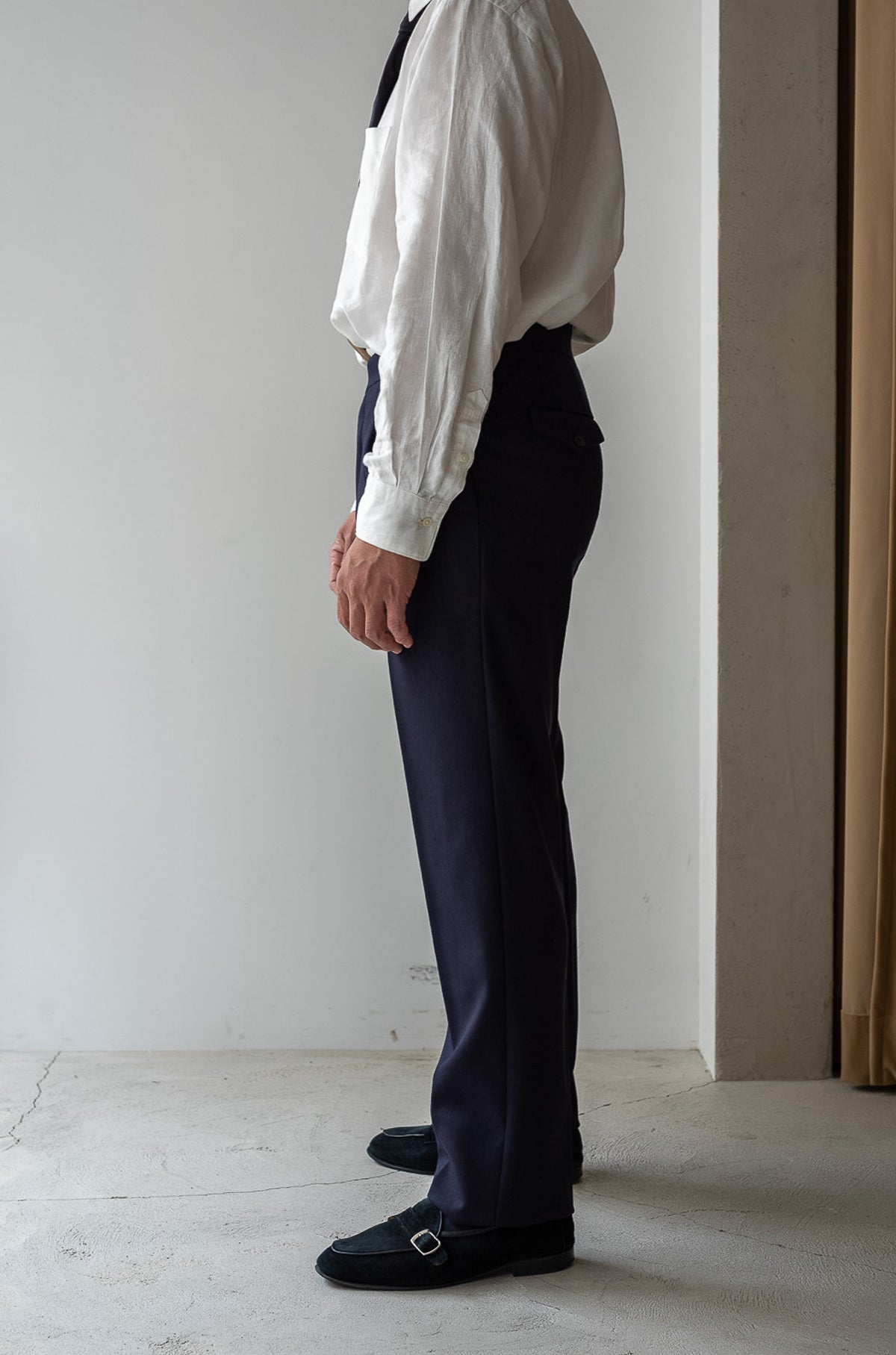 Fine Gabardine Suit 〈NAVY〉