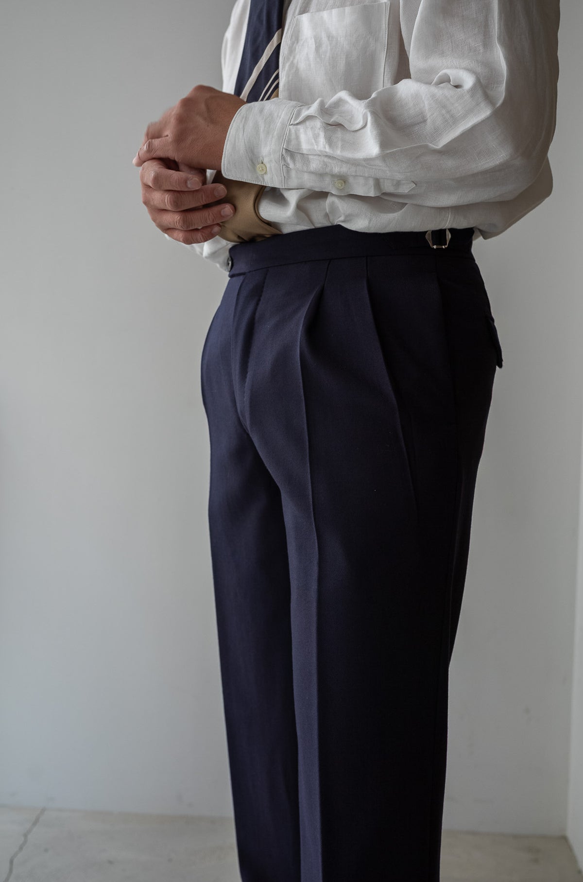 Fine Gabardine Suit 〈NAVY〉