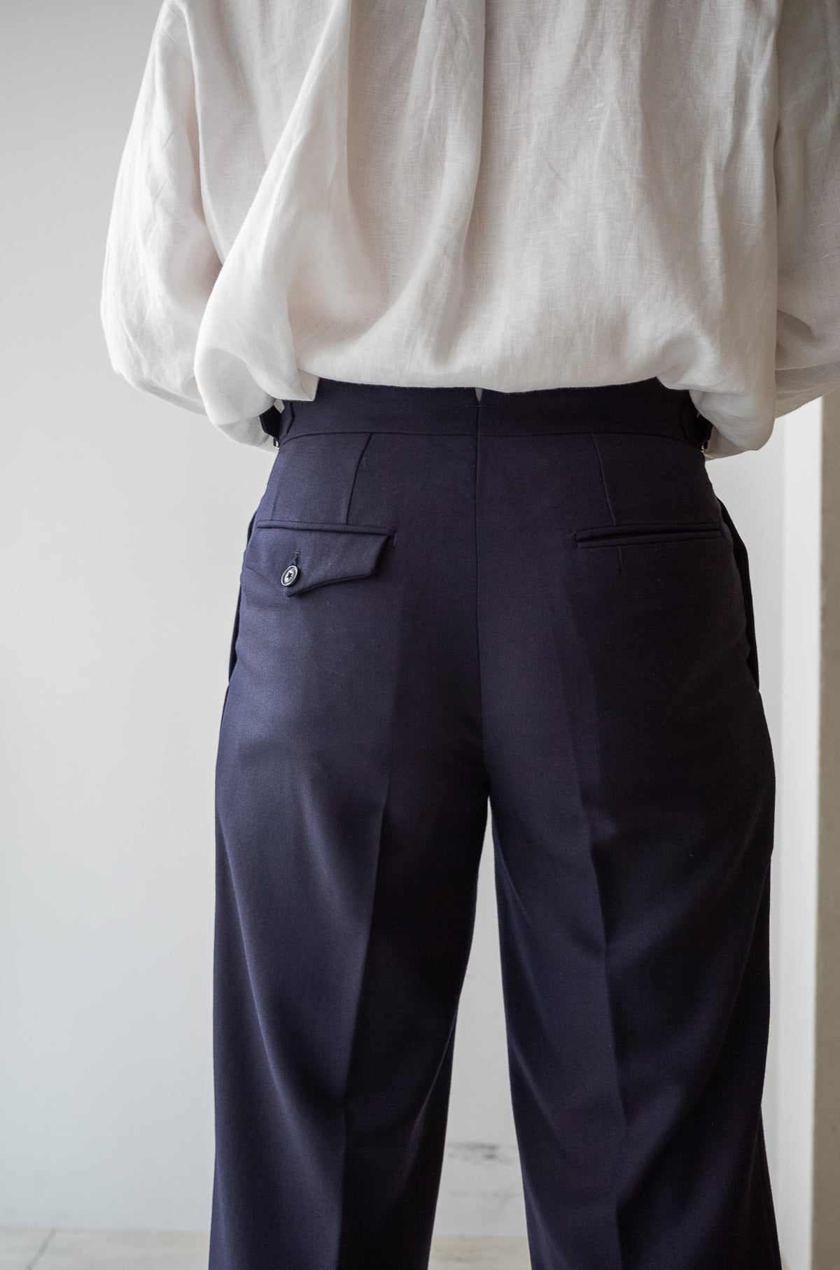 Fine Gabardine Suit 〈NAVY〉