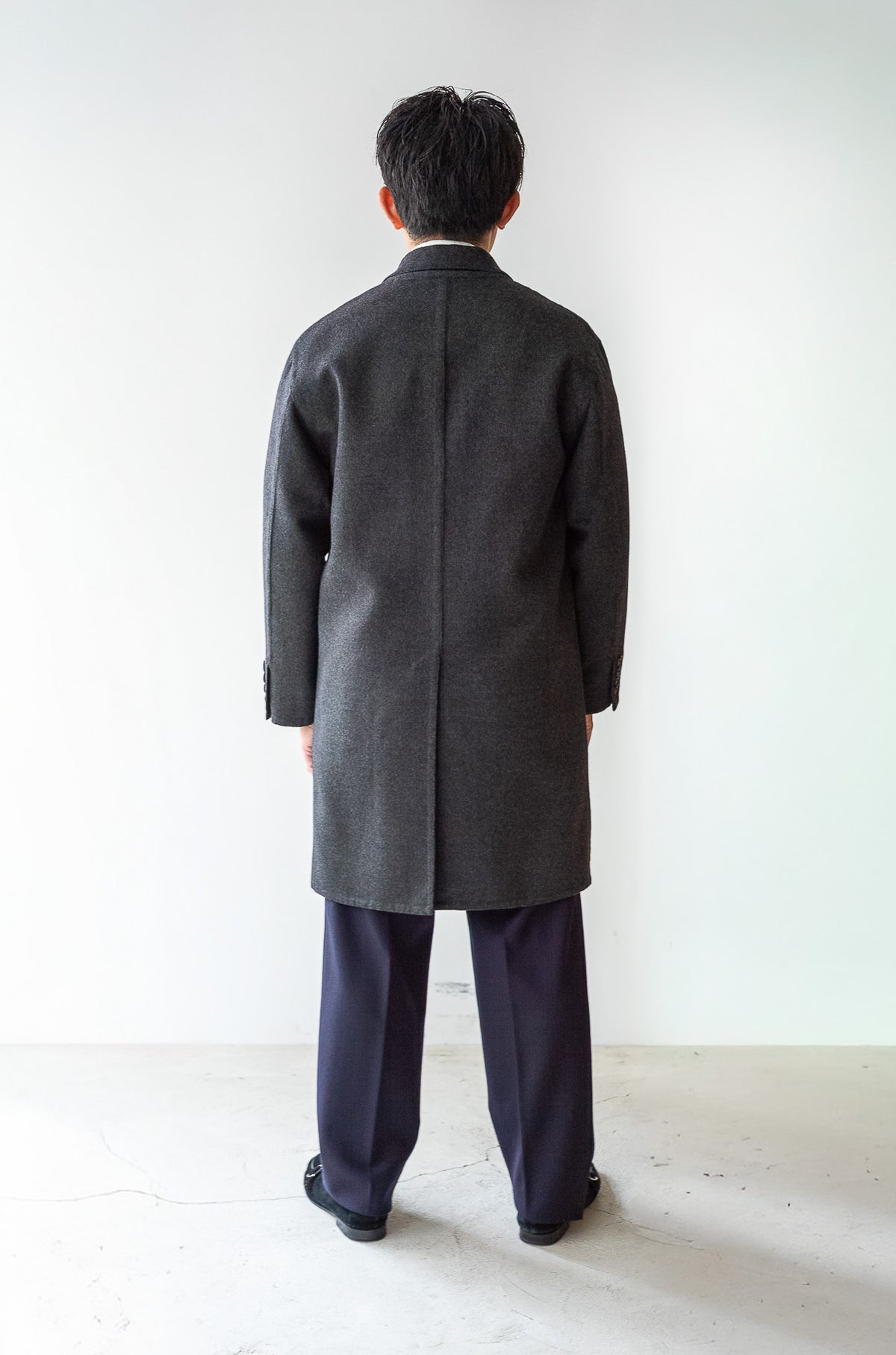 Hand Rever Chesterfield Coat 〈C/GRAY〉