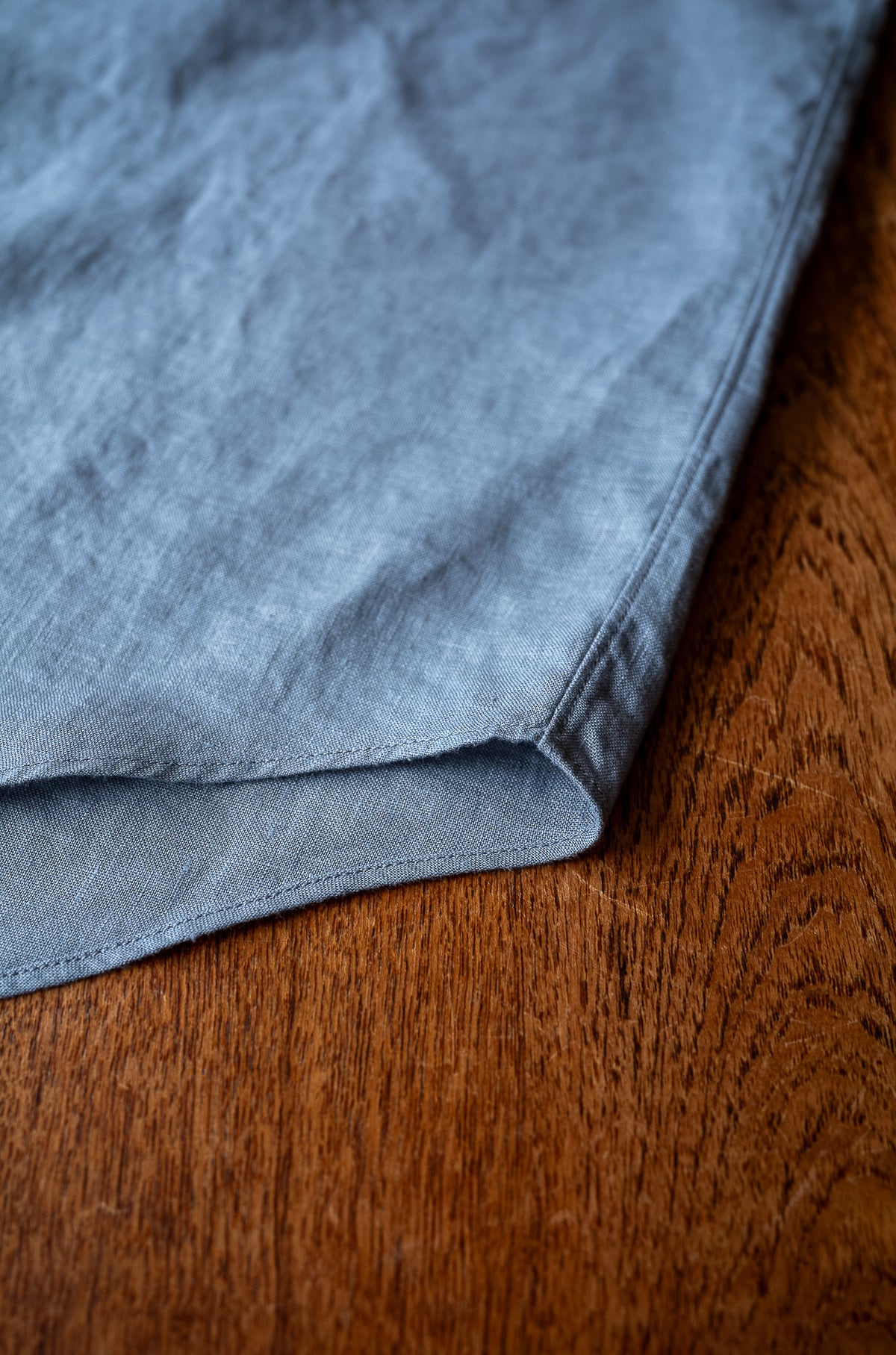 Essential Linen Shirt 〈BLEU GRIS〉