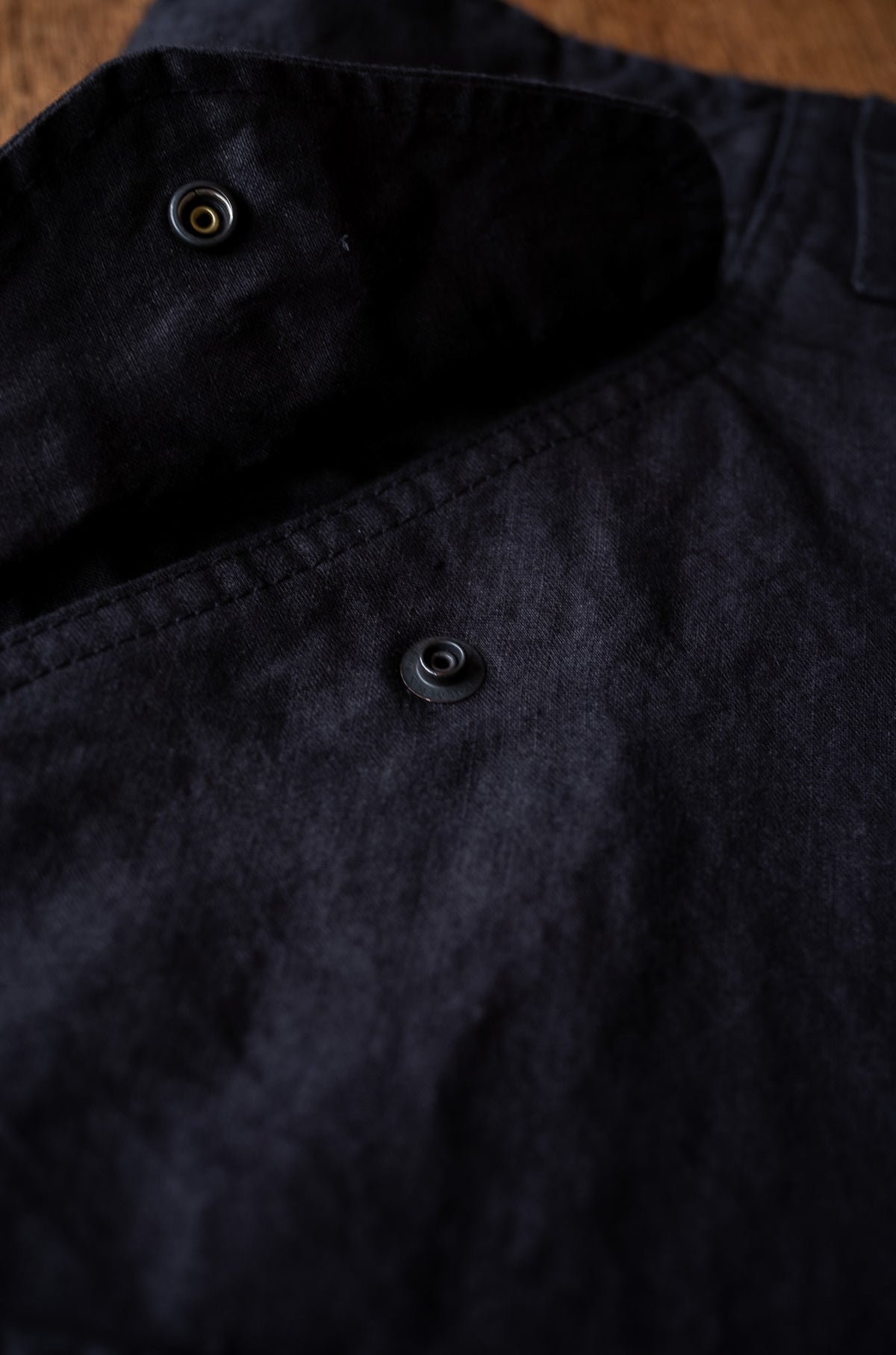 Linen Washi M51 Cargo Pants 〈BLACK〉