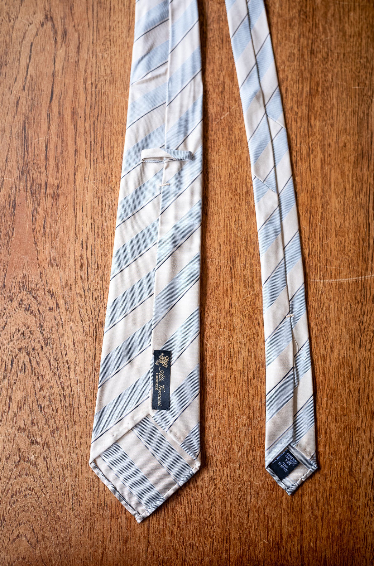 Border Sette Pieghe Tie 〈BEIGE〉