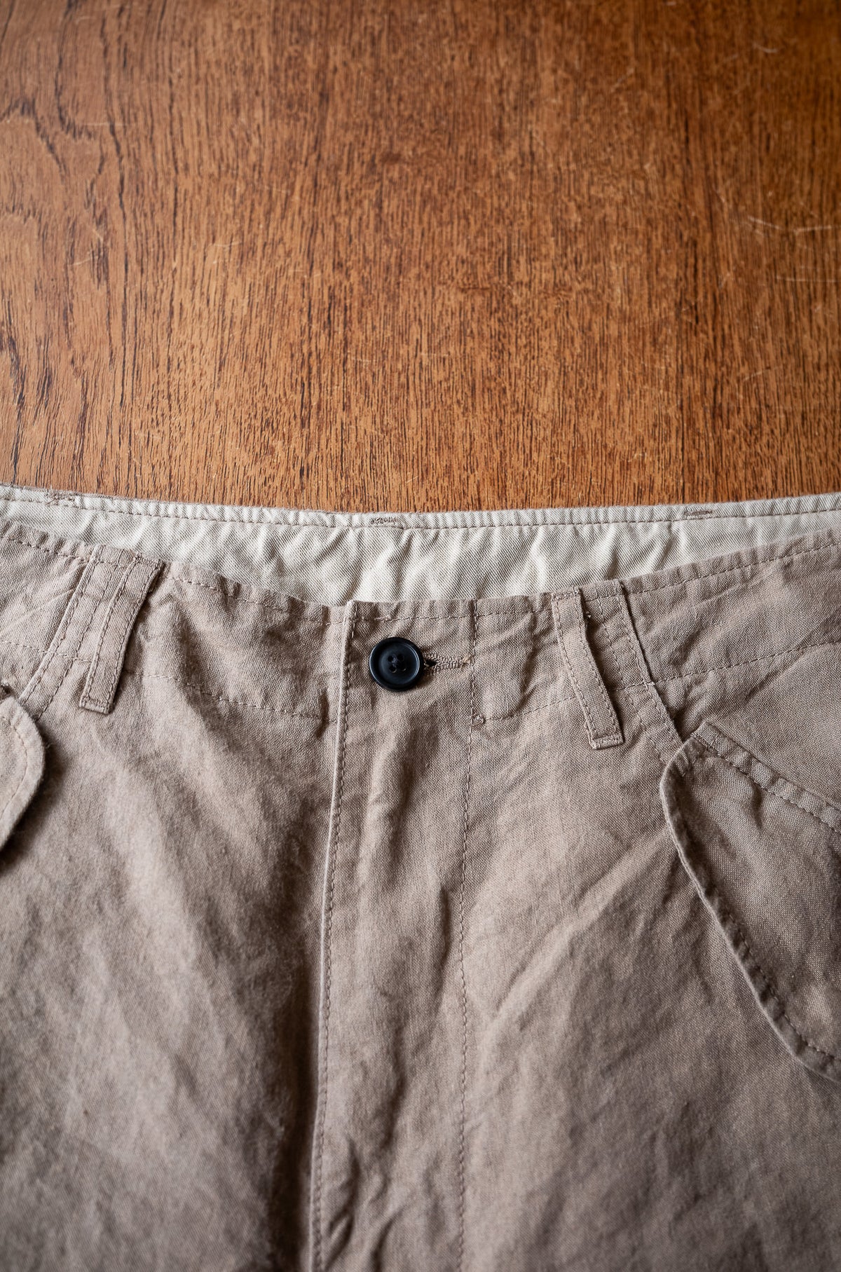 Linen Washi M51 Cargo Pants 〈TAN〉