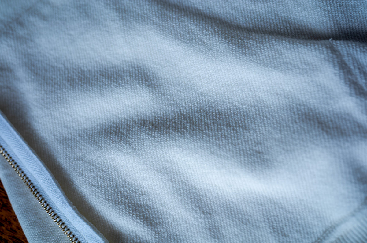 Essential Zip Sweat Parka 〈WHITE〉
