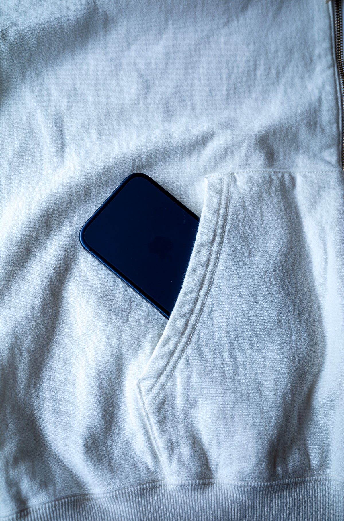 Essential Zip Sweat Parka 〈WHITE〉