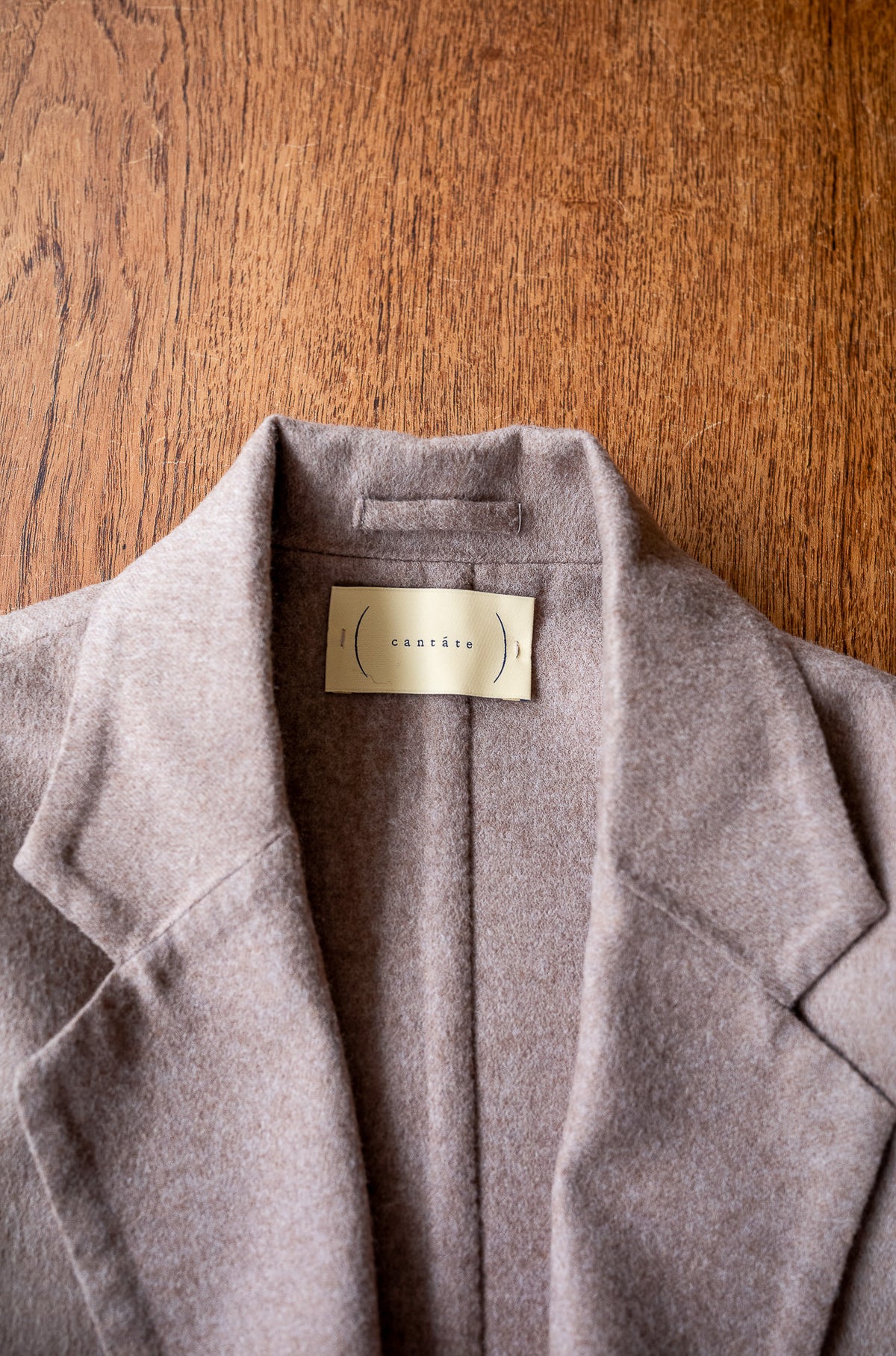 Hand Rever Chesterfield Coat 〈ECRU〉