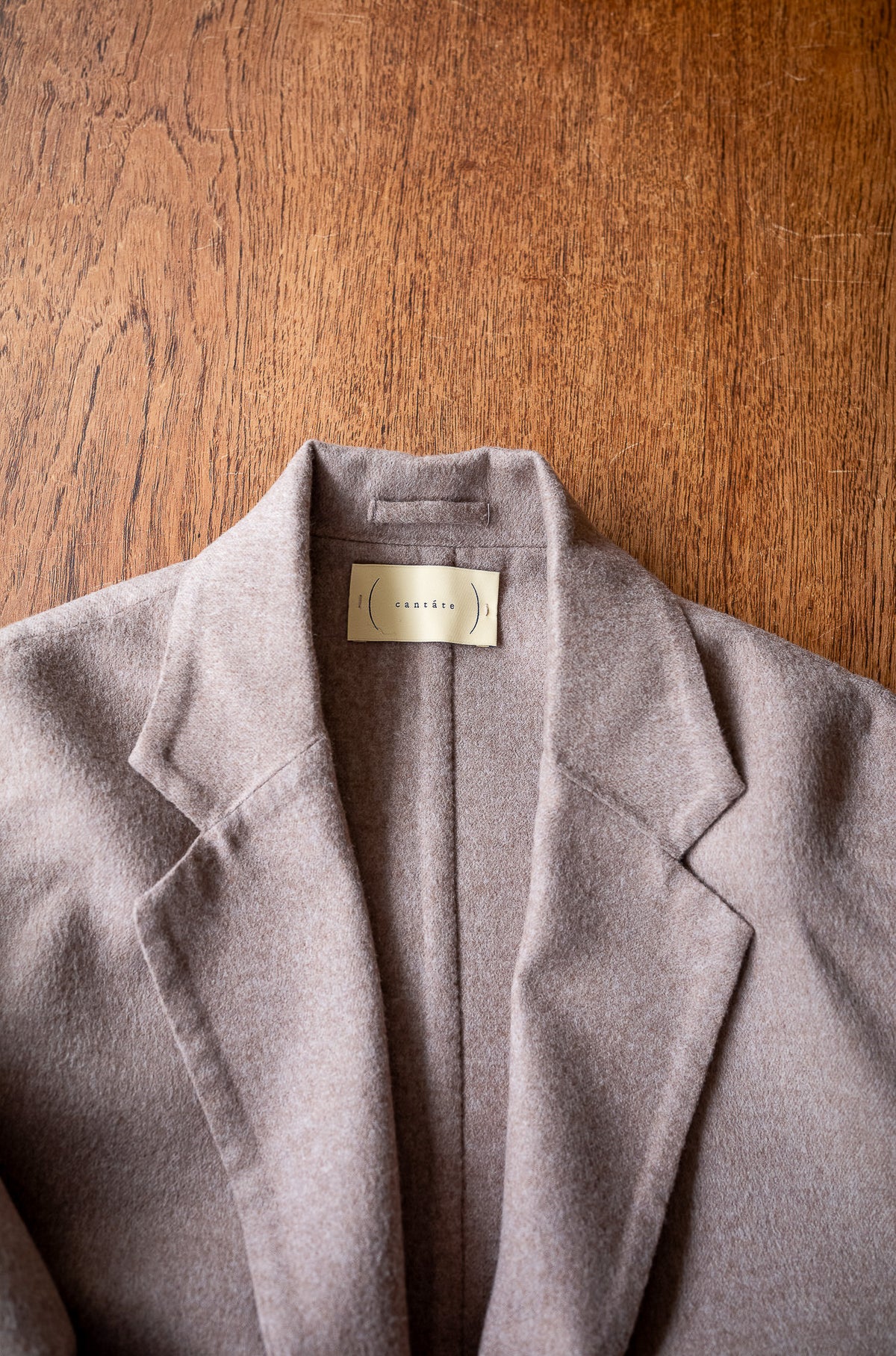 Hand Rever Chesterfield Coat 〈ECRU〉