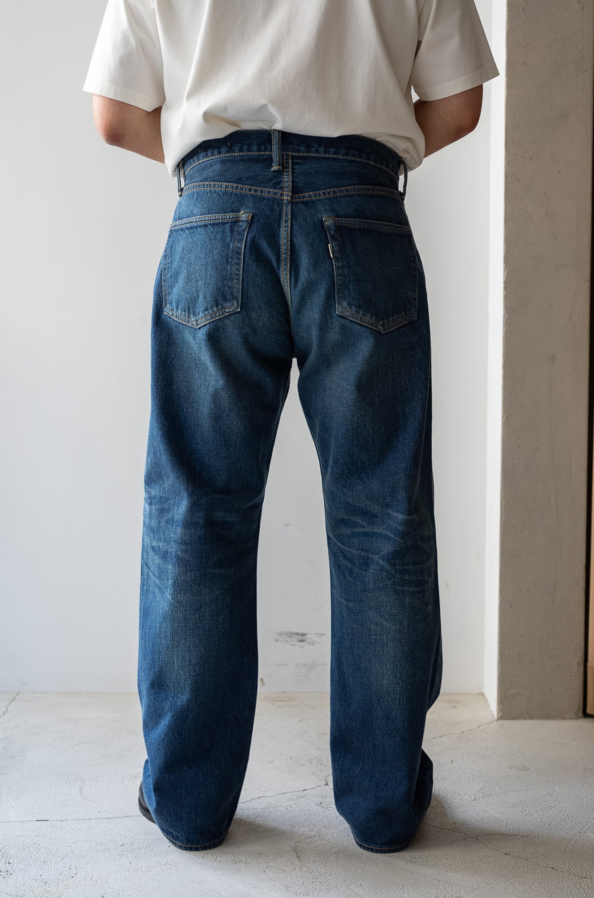 Denim Flare Trousers - VINTAGE WASH 〈DUSK INDIGO〉