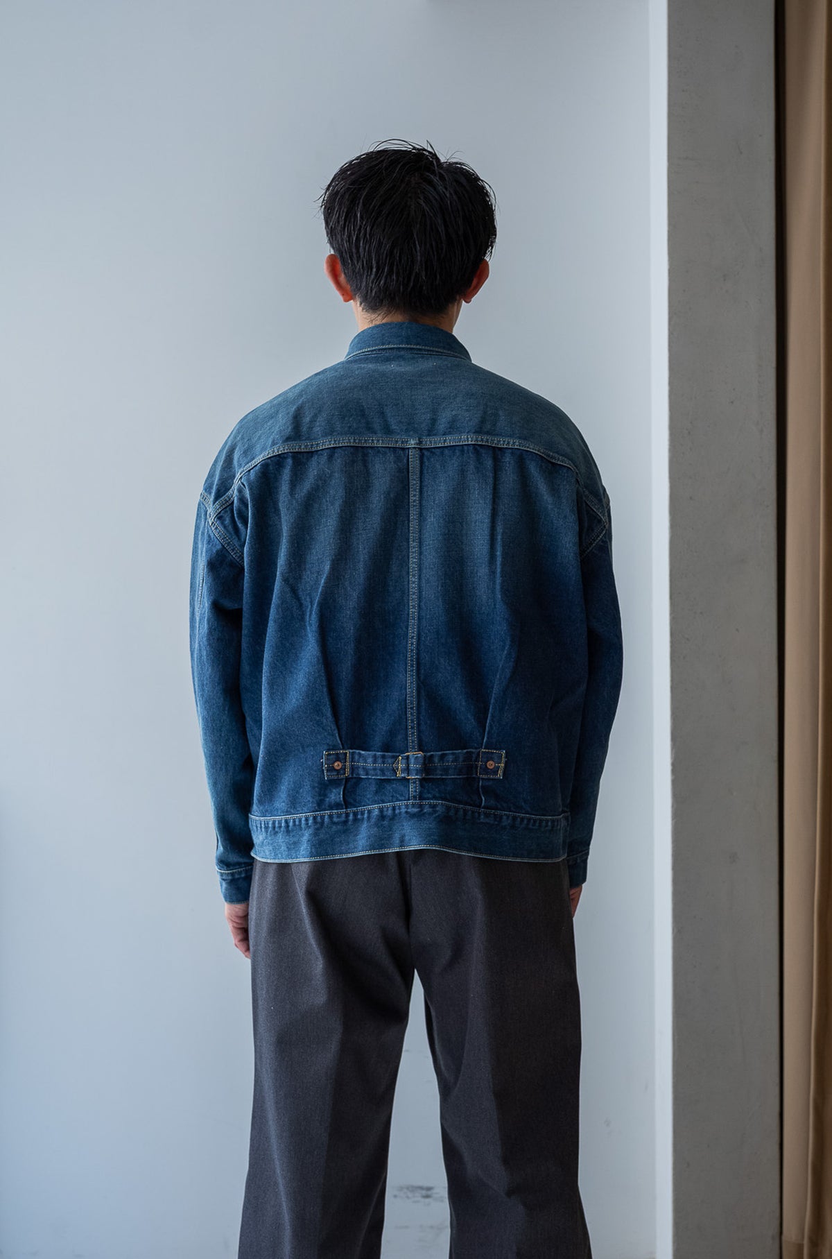 WWⅡ T-Back Jacket - VINTAGE WASH 〈DUSK INDIGO〉