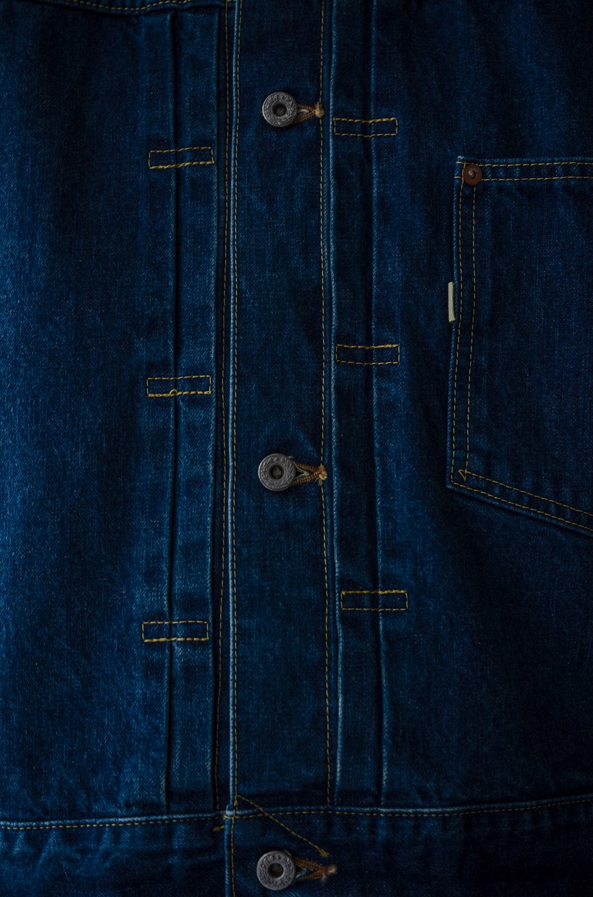 WWⅡ T-Back Jacket - VINTAGE WASH 〈DUSK INDIGO〉