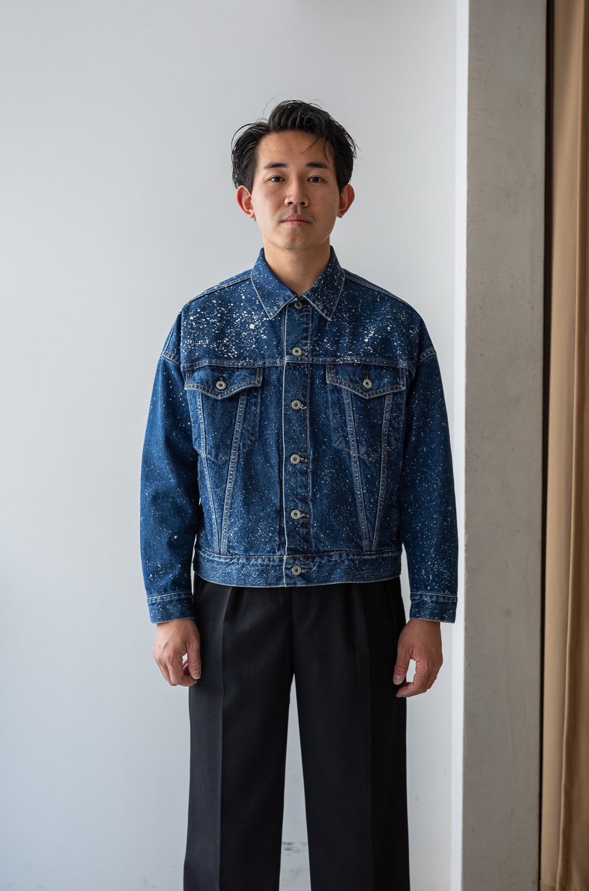 Big Trucker Jacket - GALACTIC WASH 〈GALACTIC INDIGO〉