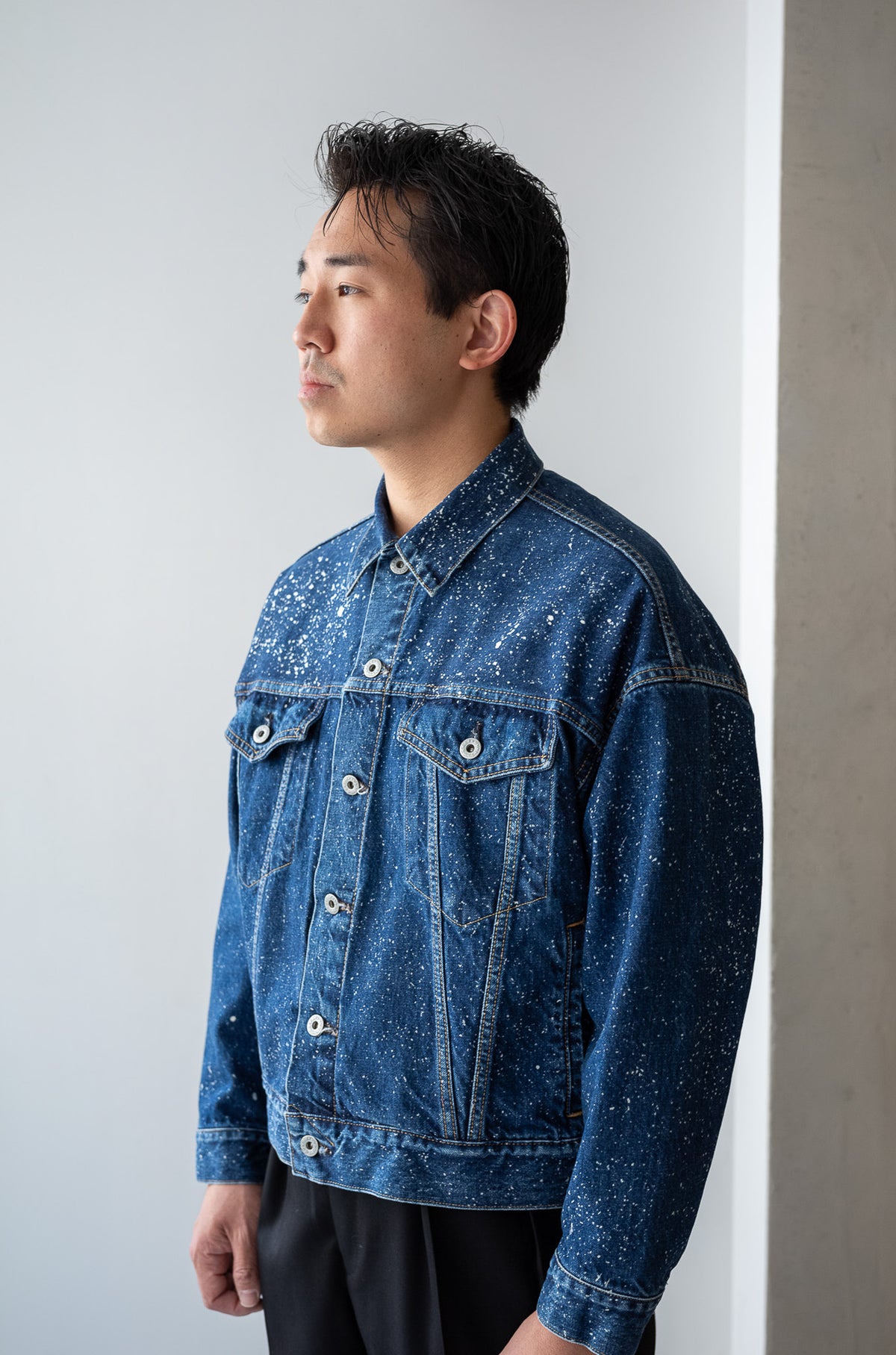 Big Trucker Jacket - GALACTIC WASH 〈GALACTIC INDIGO〉