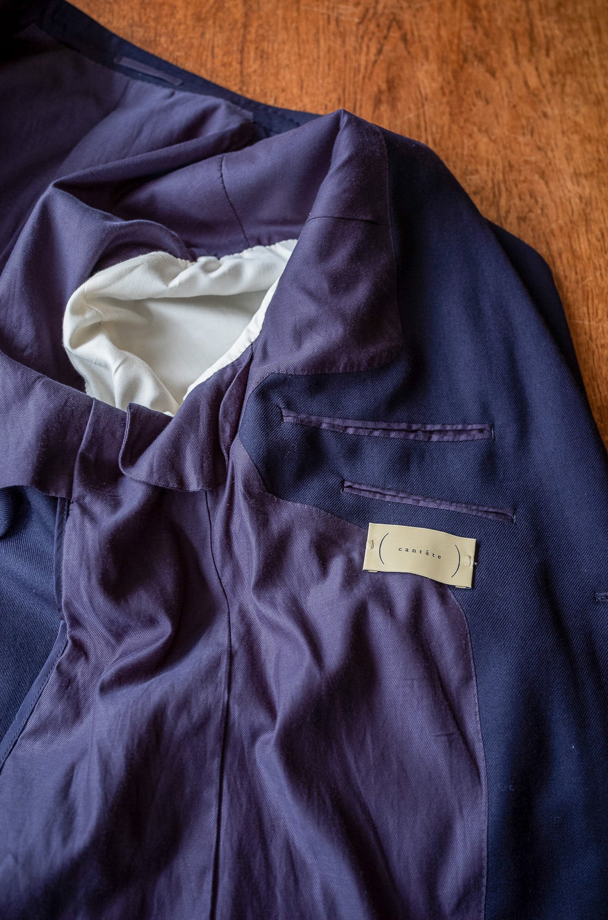 Fine Gabardine Suit 〈NAVY〉