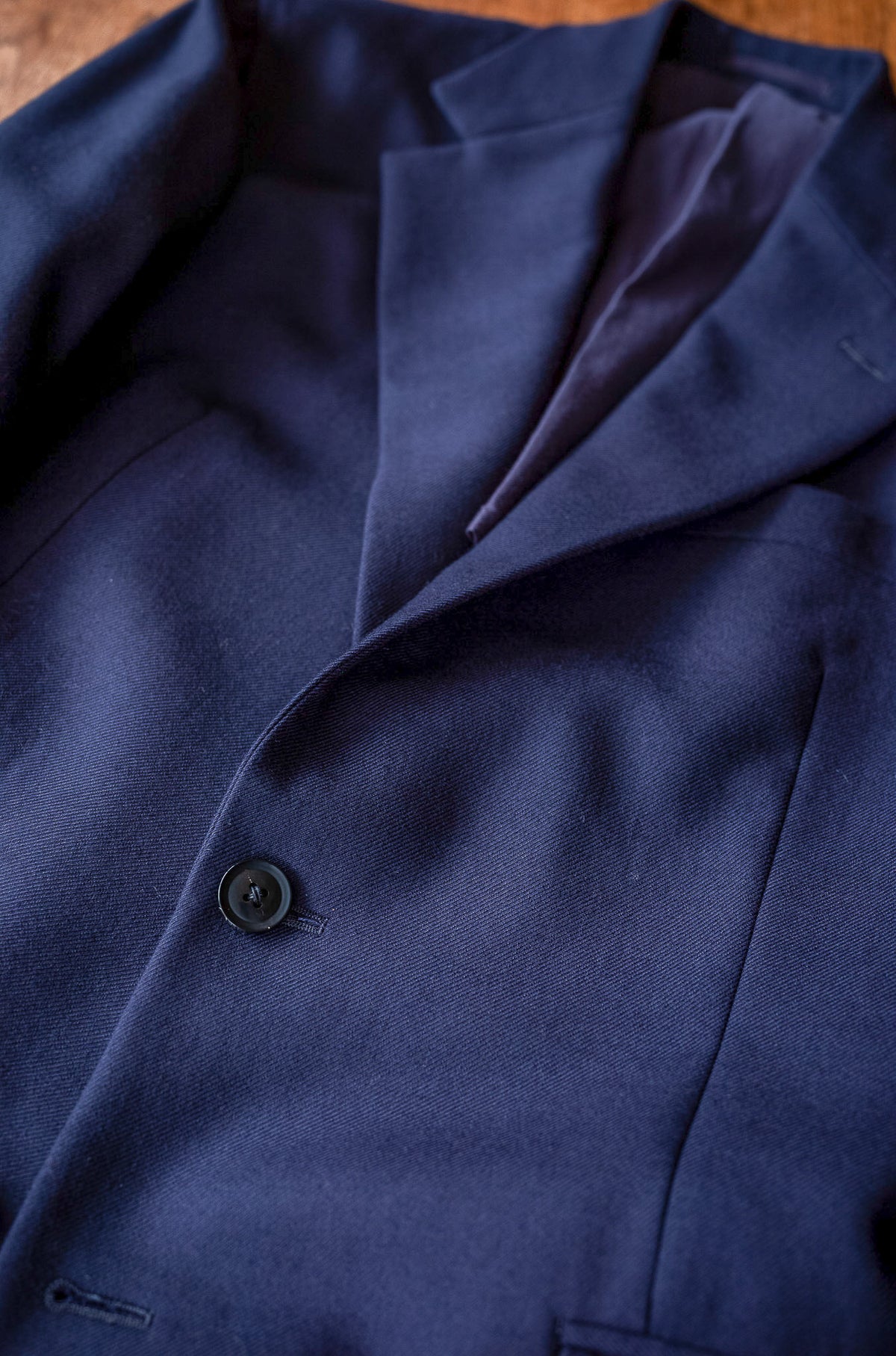 Fine Gabardine Suit 〈NAVY〉
