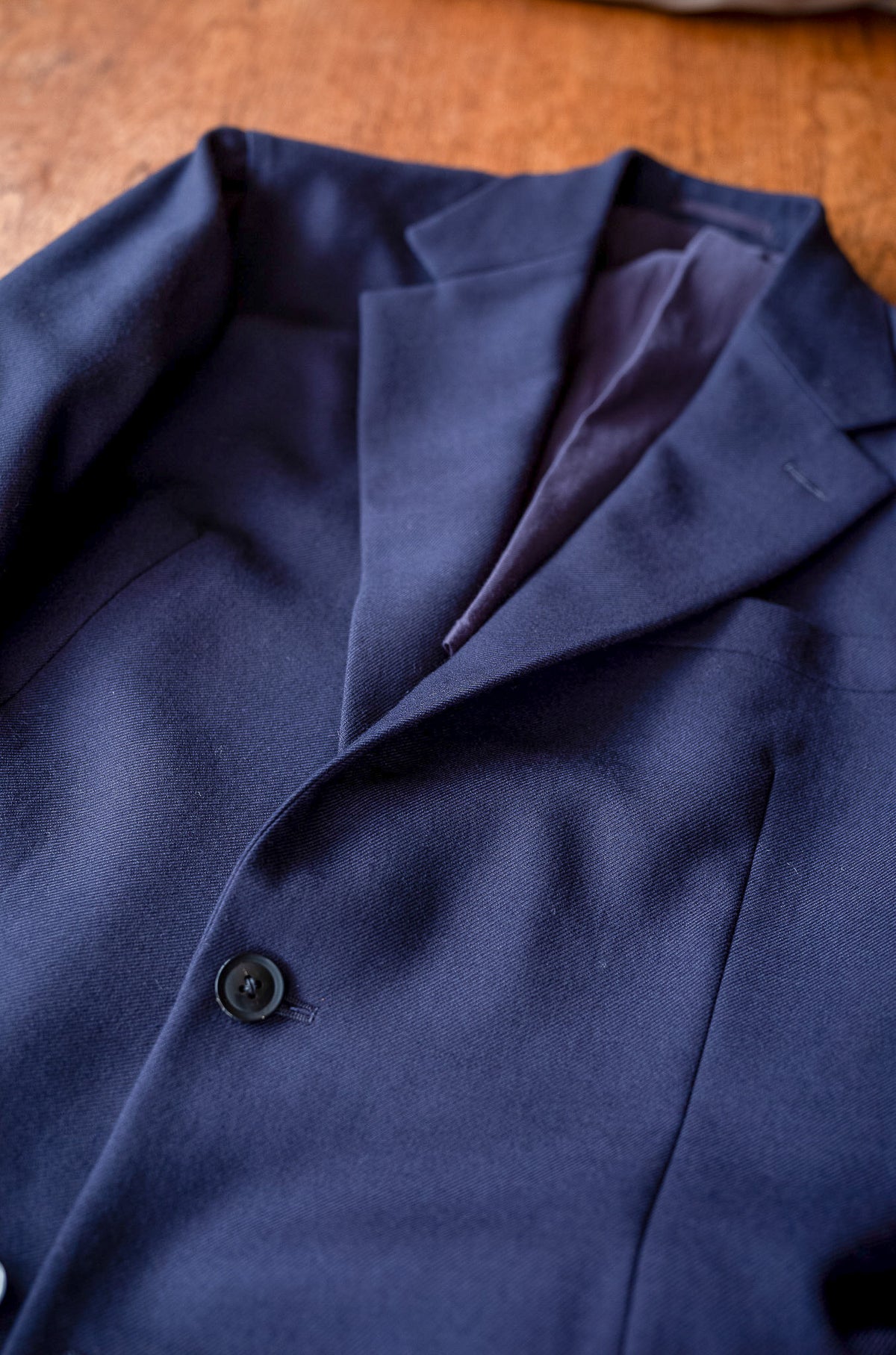 Fine Gabardine Suit 〈NAVY〉