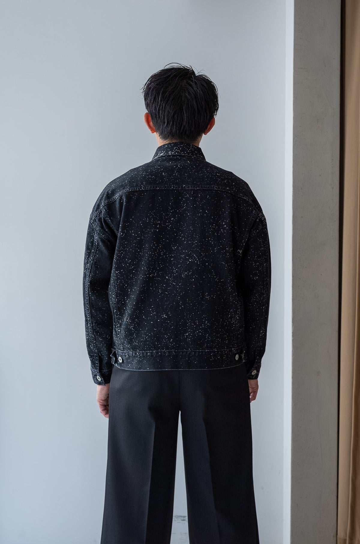Big Trucker Jacket - GALACTIC WASH 〈GALACTIC BLACK〉