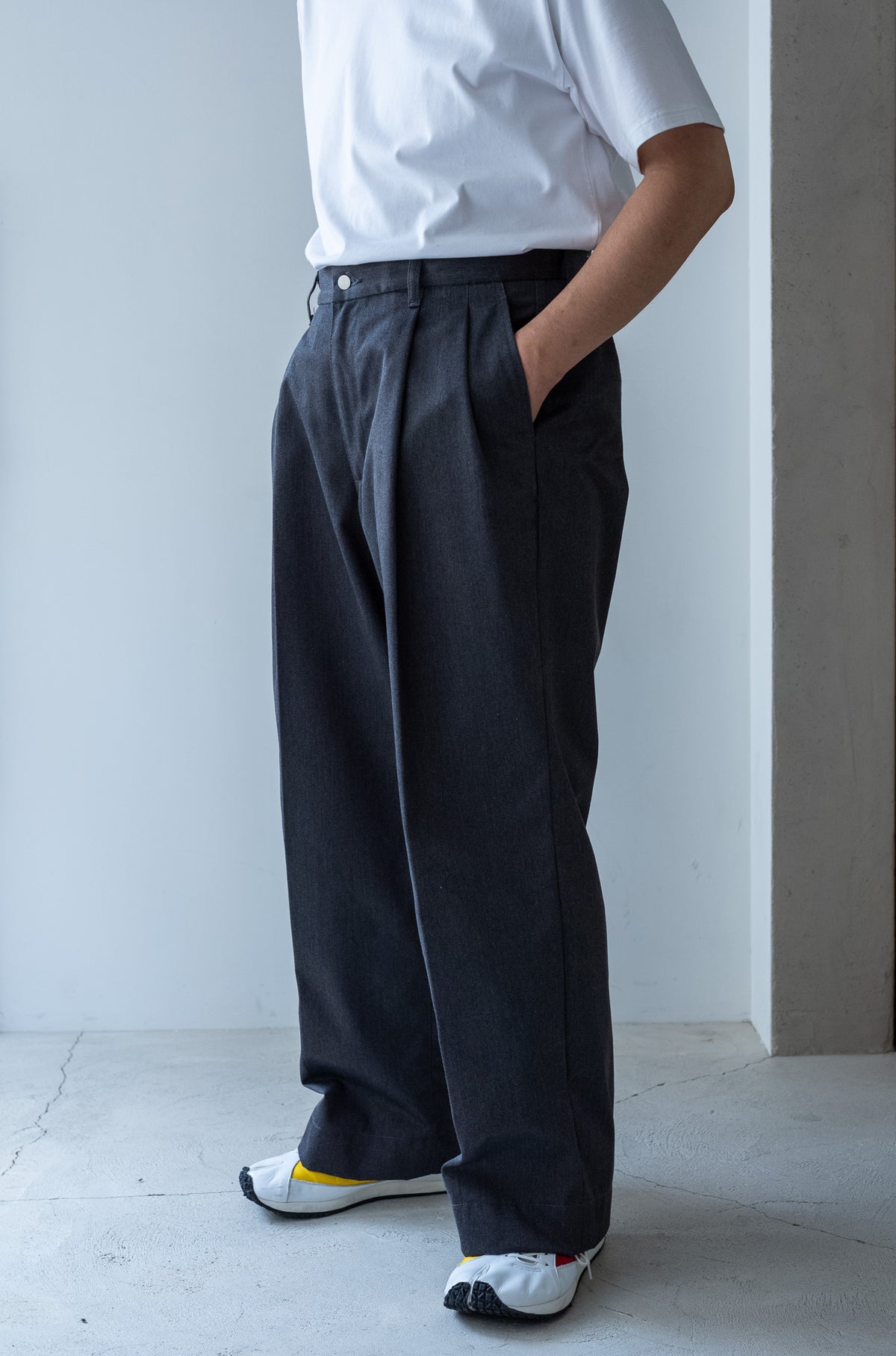 EX Wide Trousers 〔GRAY〉