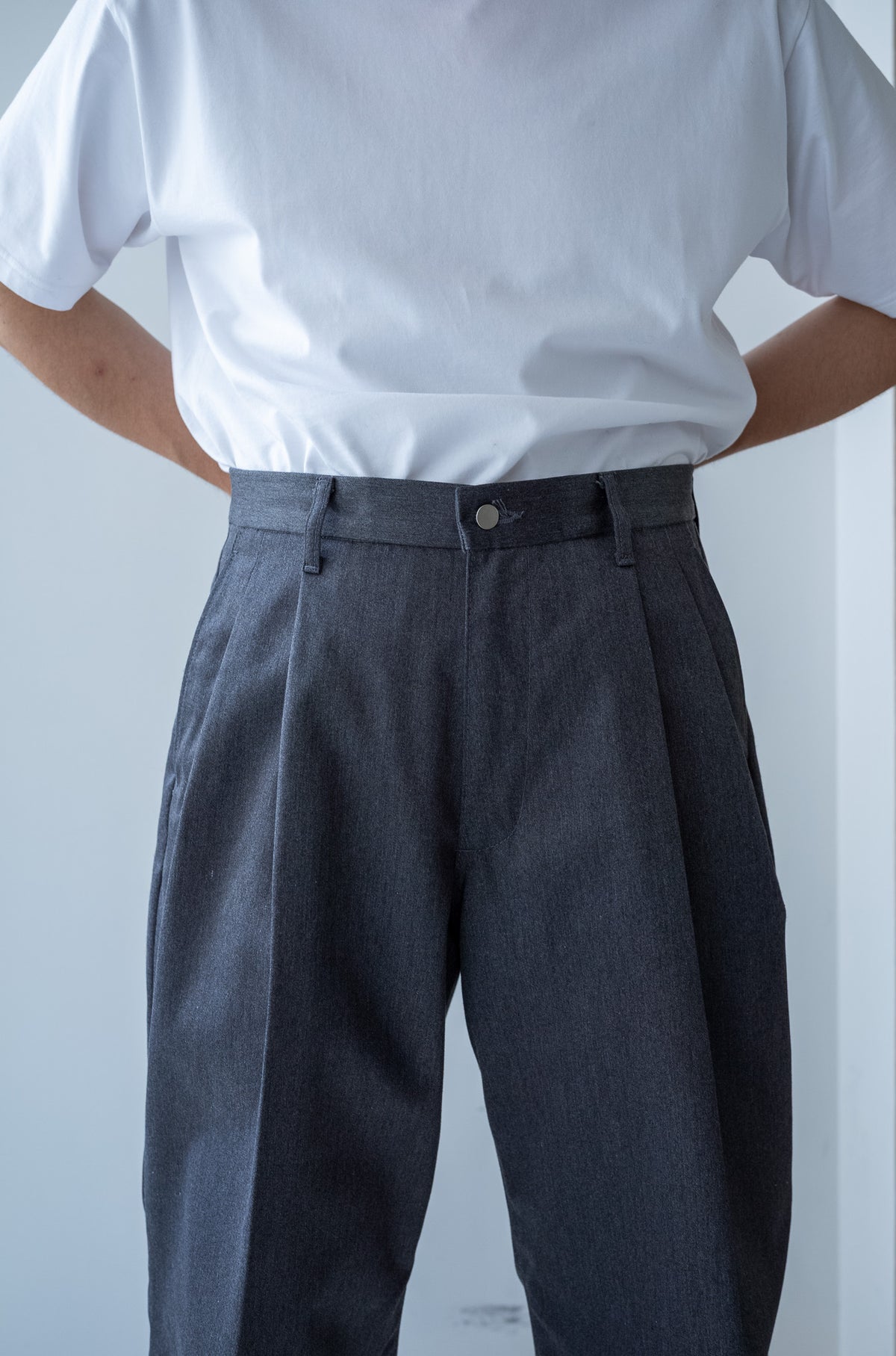 EX Wide Trousers 〔GRAY〉