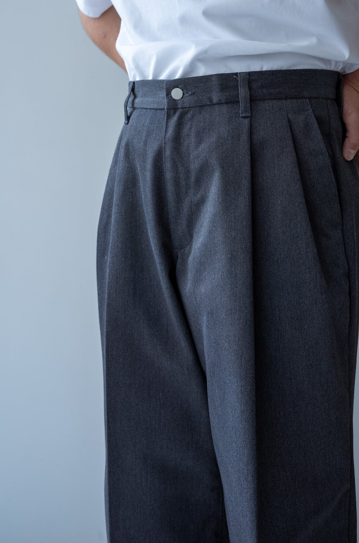 EX Wide Trousers 〔GRAY〉