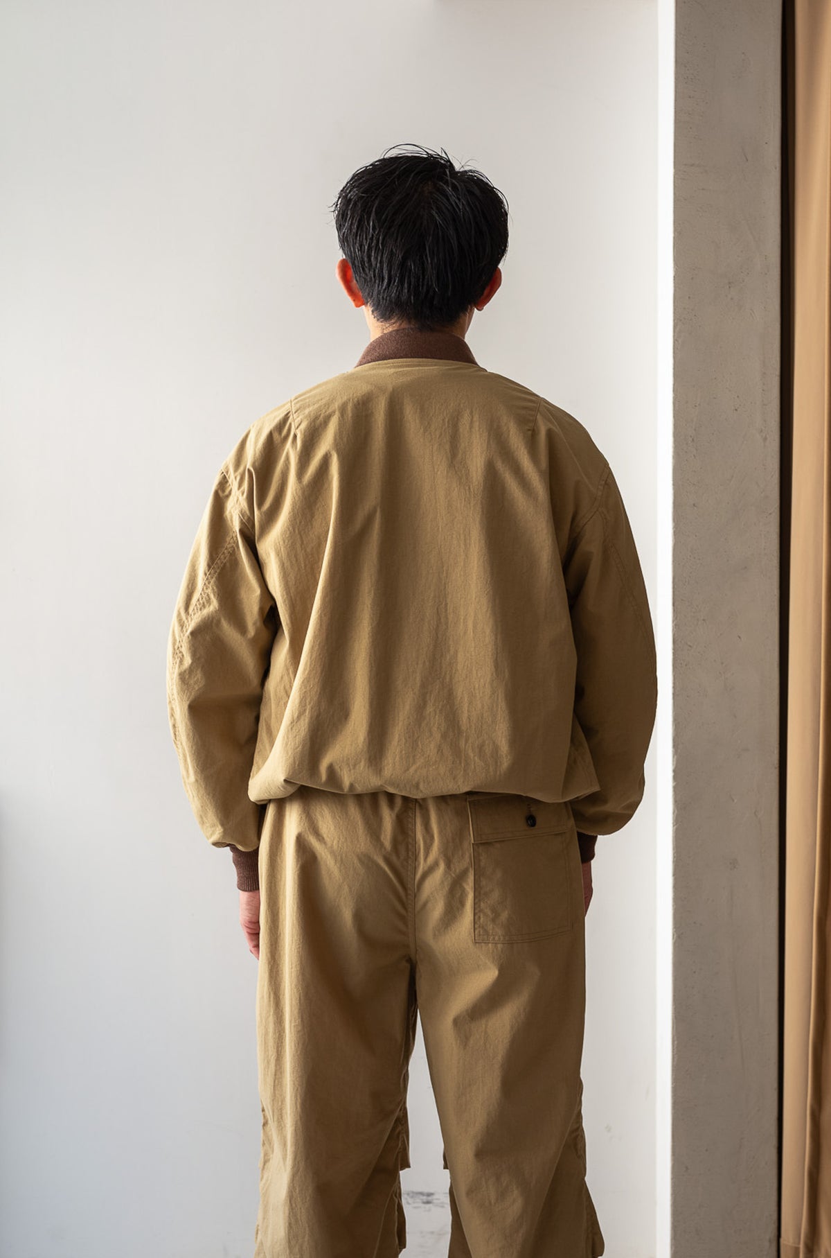 Shrunken Nylon Flight Jacket 〈MARON〉