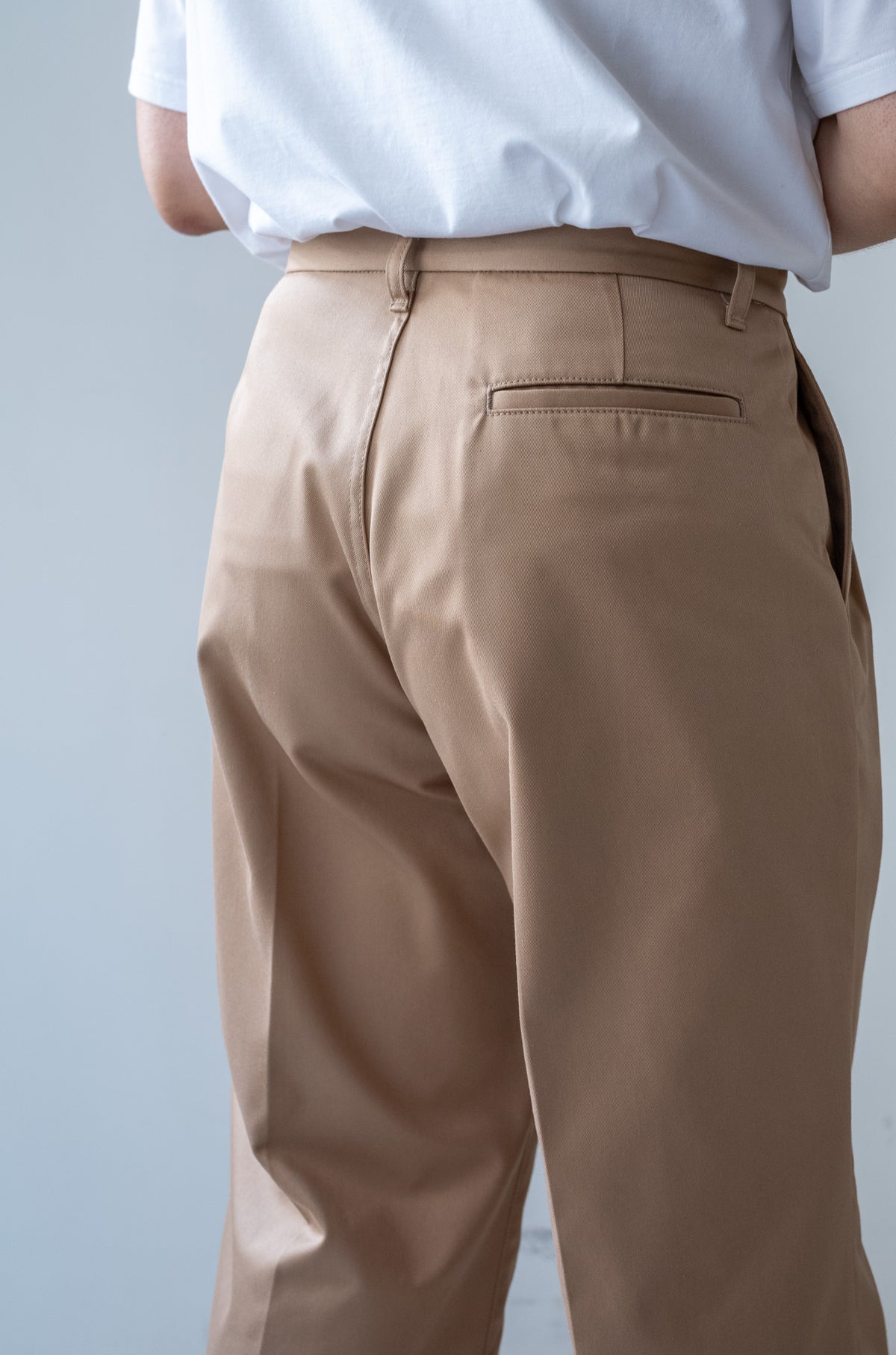 EX Wide Trousers 〈BEIGE〉